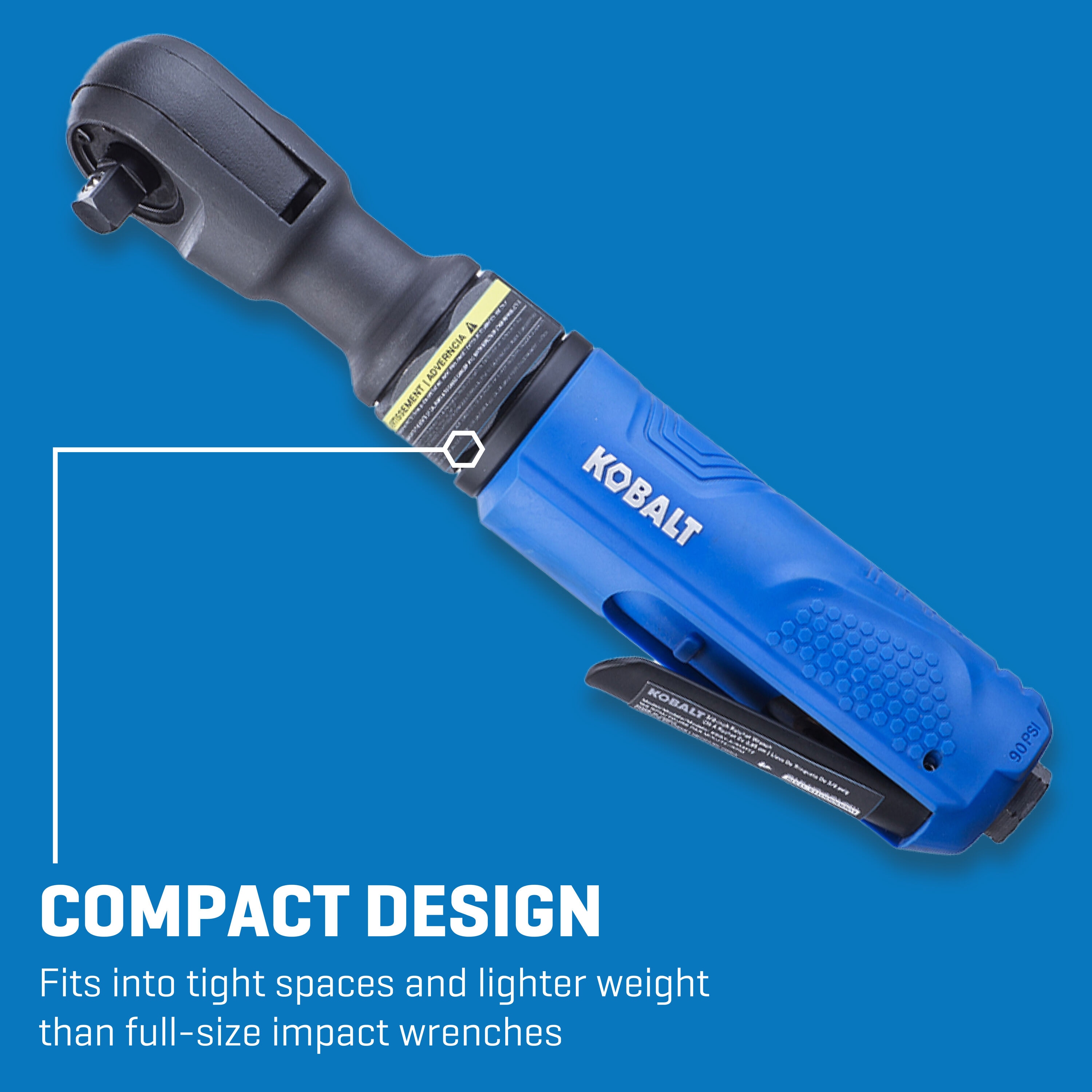 Llave de trinquete neumática Kobalt de 3/8 pulgadas SGY-AIR224