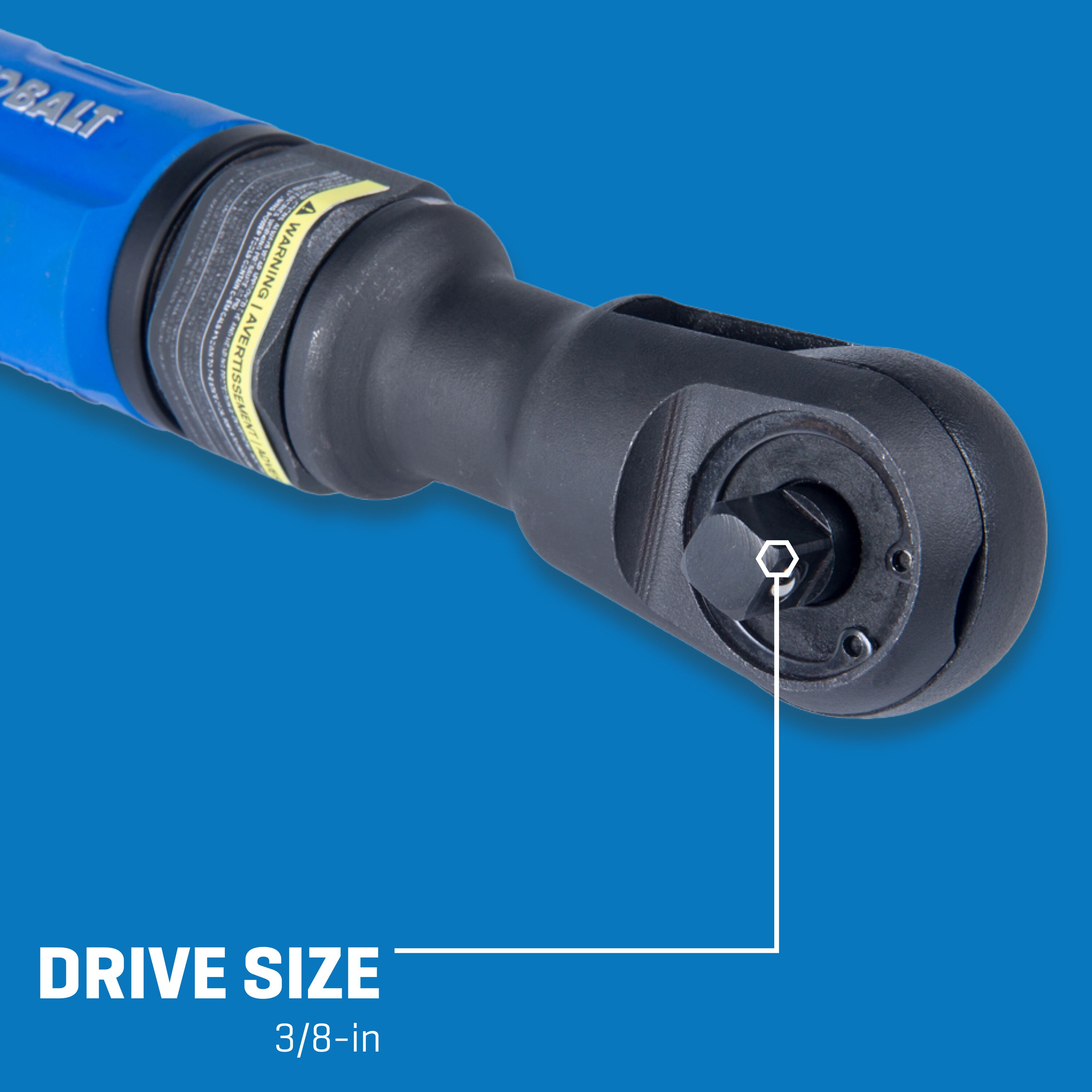 Llave de trinquete neumática Kobalt de 3/8 pulgadas SGY-AIR224
