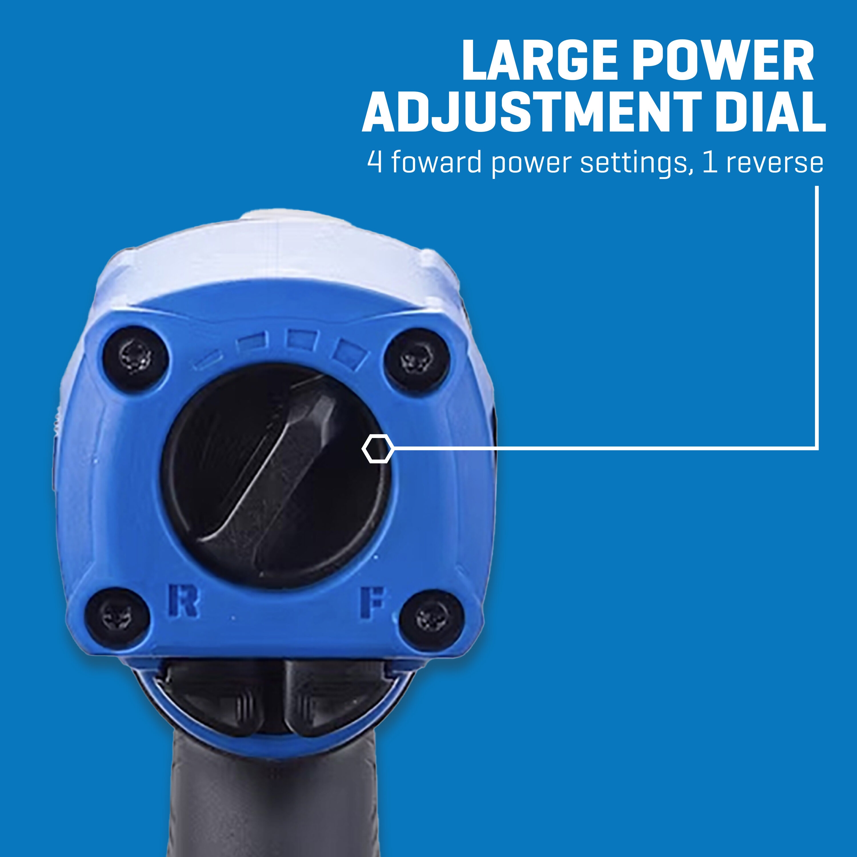 Llave de impacto de aire Kobalt de 0.5 pulgadas y 750 pies/libras (SGY-AIR228)