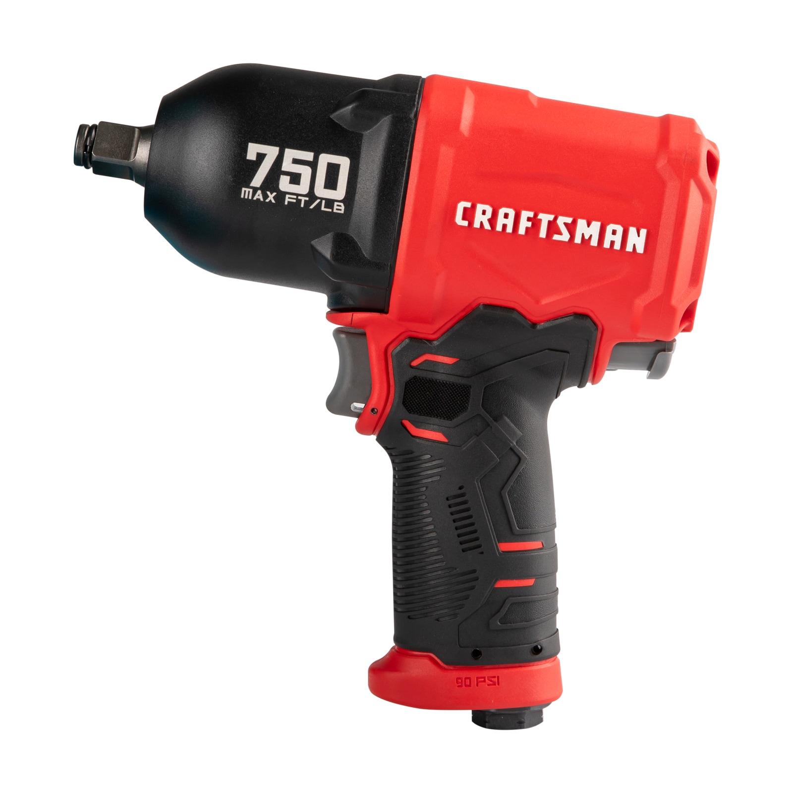 Llave de impacto de aire CRAFTSMAN de 0.5 pulgadas y 750 pies/libras