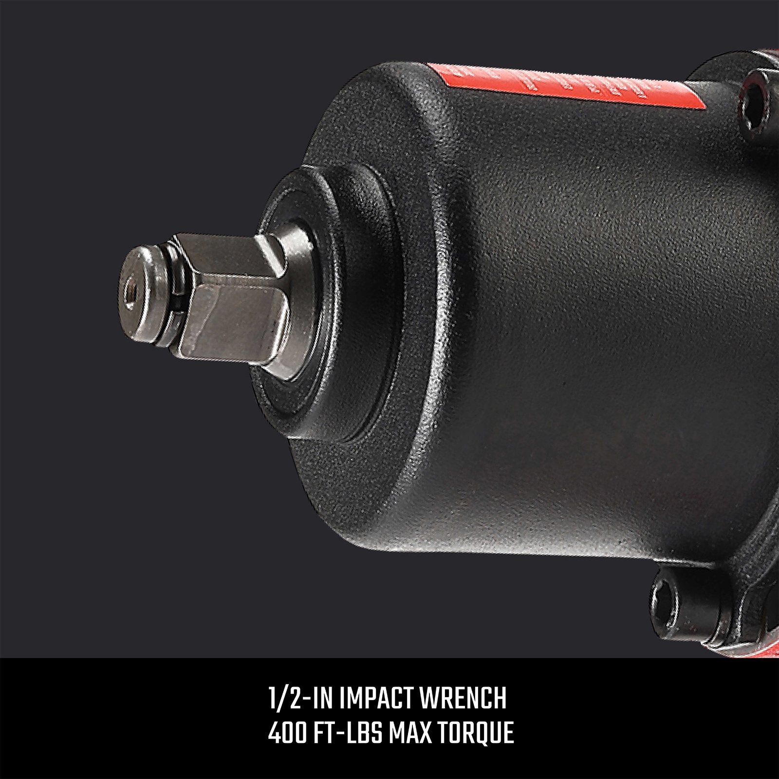 Llave de impacto de aire de 0.5 pulgadas y 400 pies/libra de CRAFTSMAN CMXPTSG1004NB