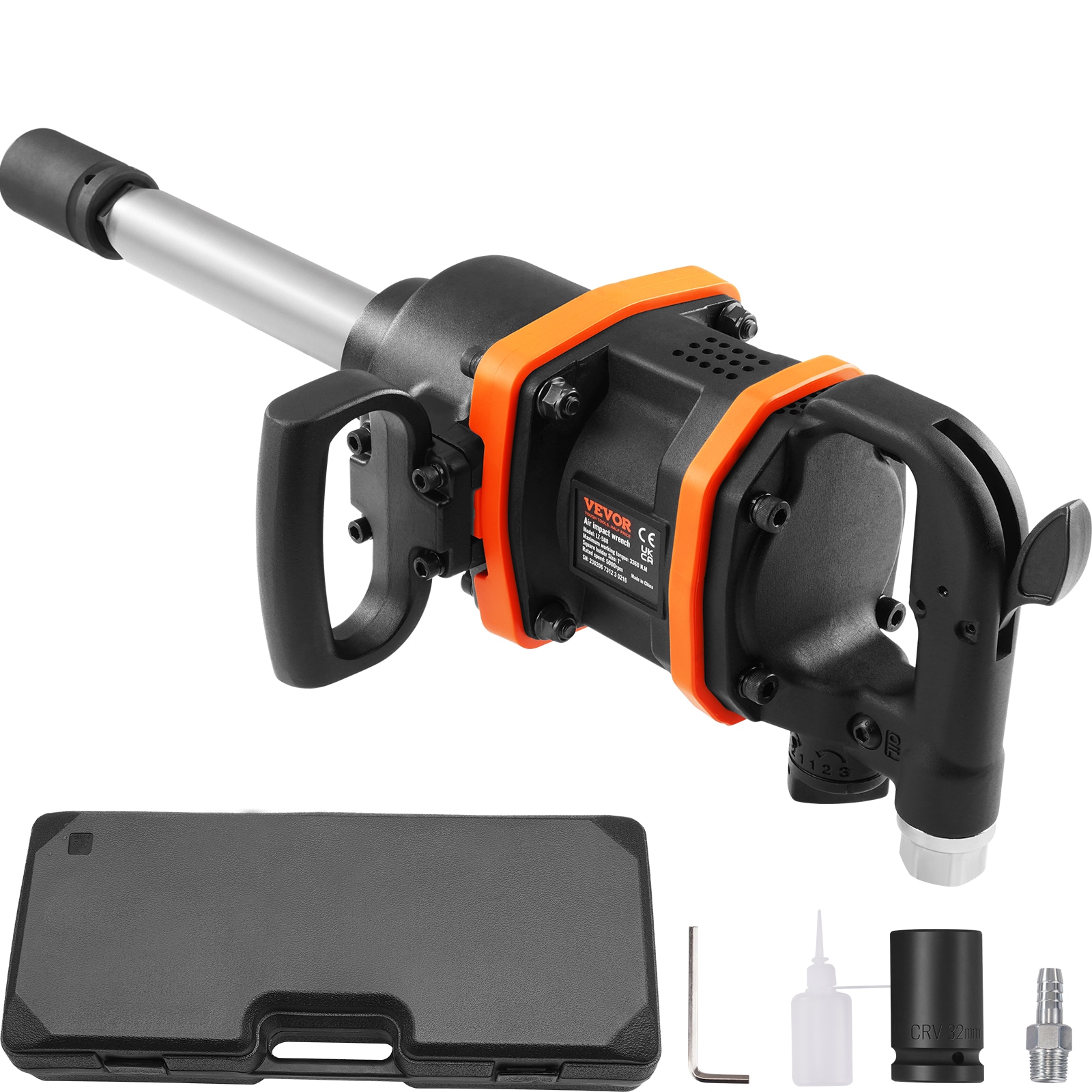 Llave de impacto de aire de 3160 pies/libra KQ2800N15500NUKERV0