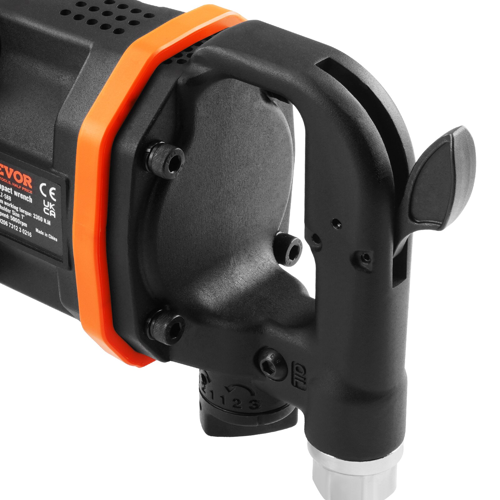 Llave de impacto de aire de 3160 pies/libra KQ2800N15500NUKERV0