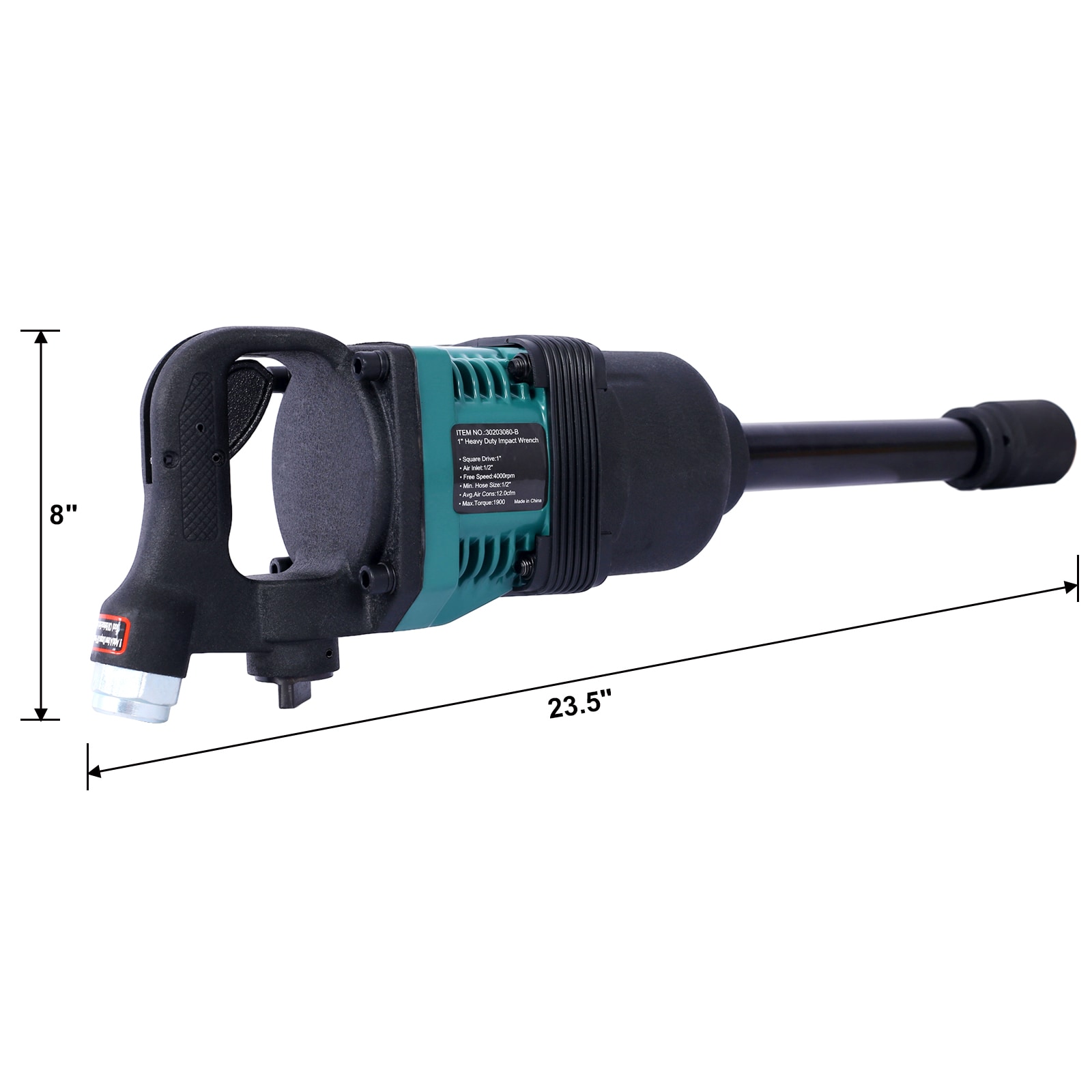 Llave de impacto neumática de 1900 pies/libras Siavonce XH15135