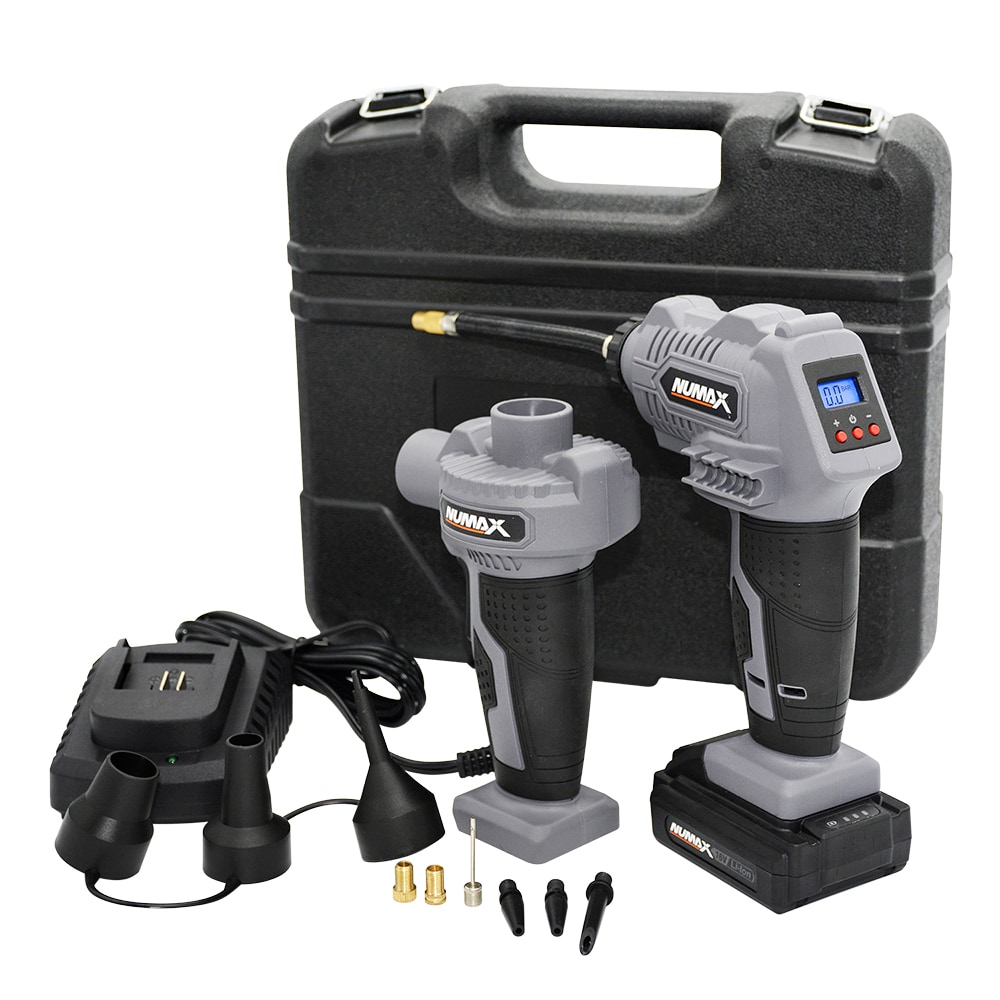 Kit de inflador de aire y bomba de energía inalámbrica Numax con batería de litio (Fuente de energía: Eléctrica) SH16VIPK