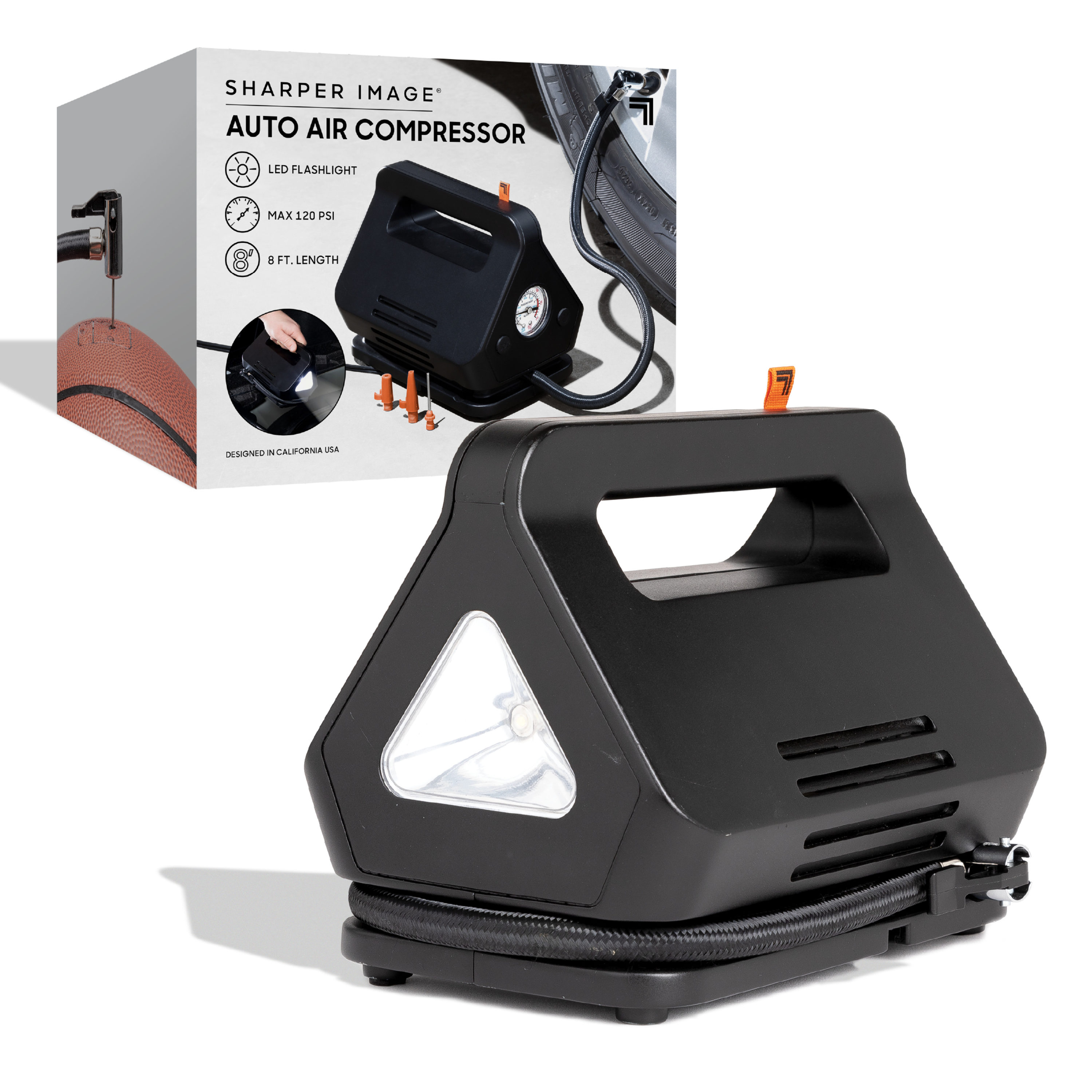 Inflador de aire portátil para auto de Sharper Image (Fuente de energía: Coche) 1012710