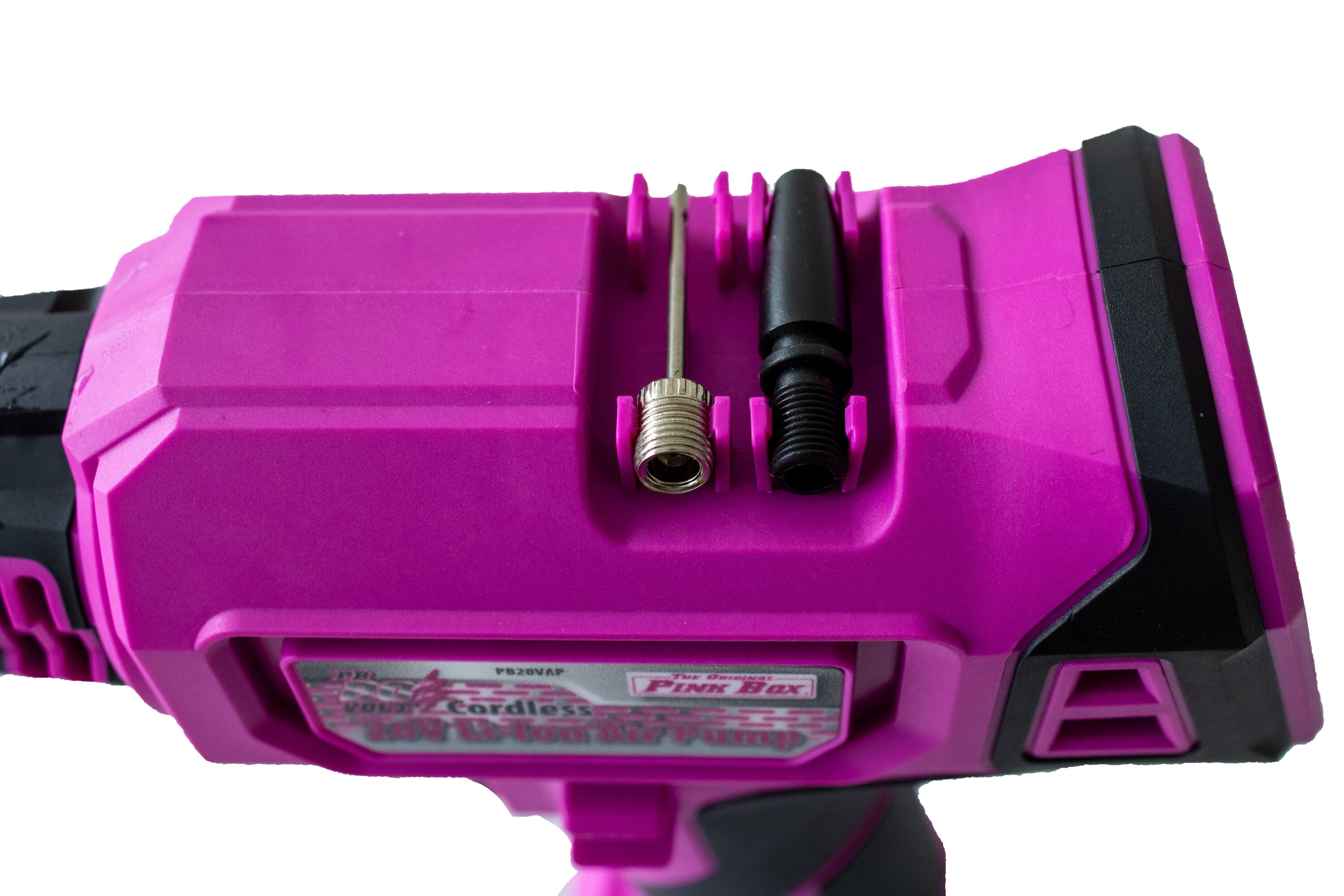 El Original Pink Box Sistema Pink Pro de Inflado de Aire de Iones de Litio de 20 voltios (Fuente de Energía: Batería) PB20VAP-2AH-CHRGR