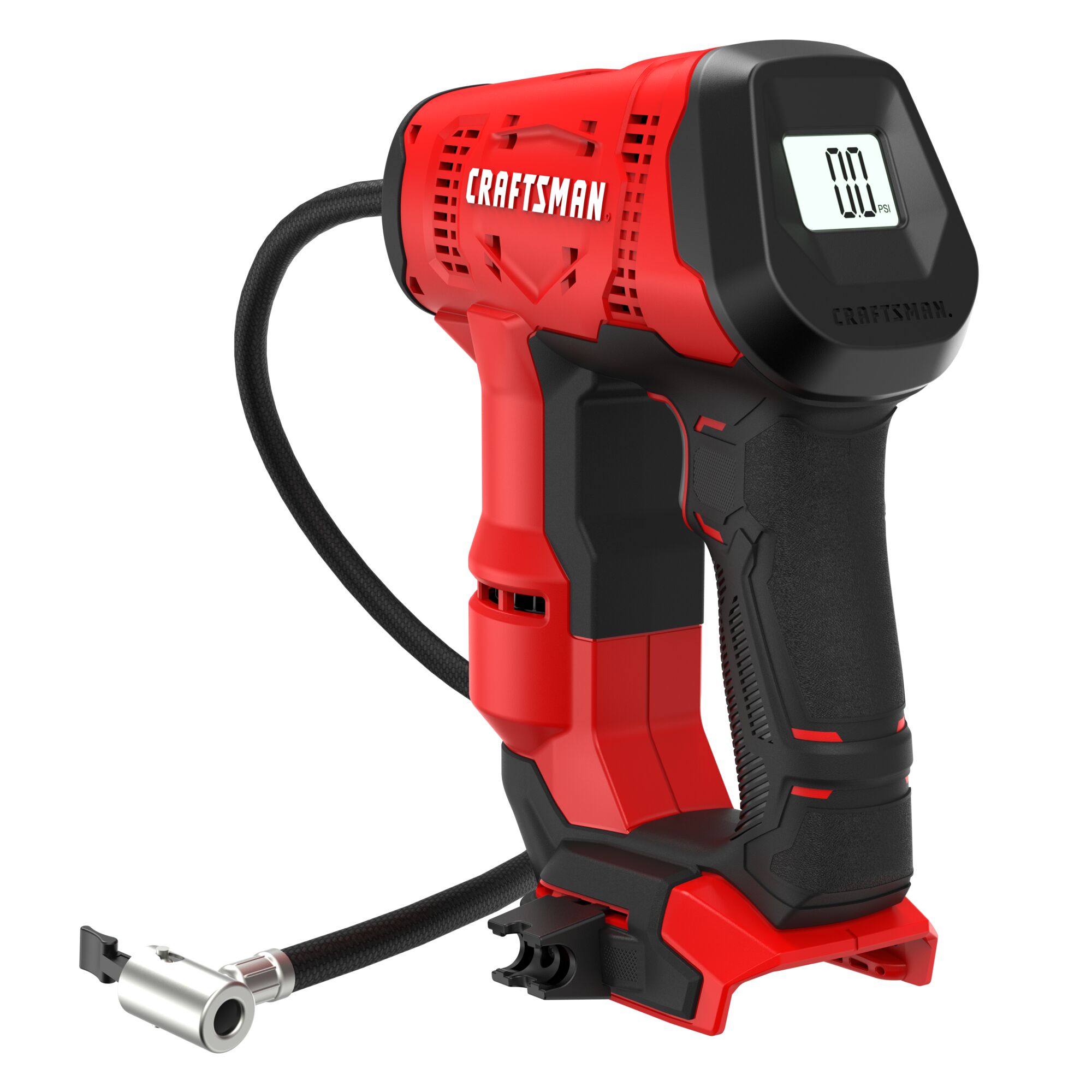 Inflador de aire de iones de litio de 20 voltios CRAFTSMAN V20 (Fuente de energía: Batería) CMCE521B