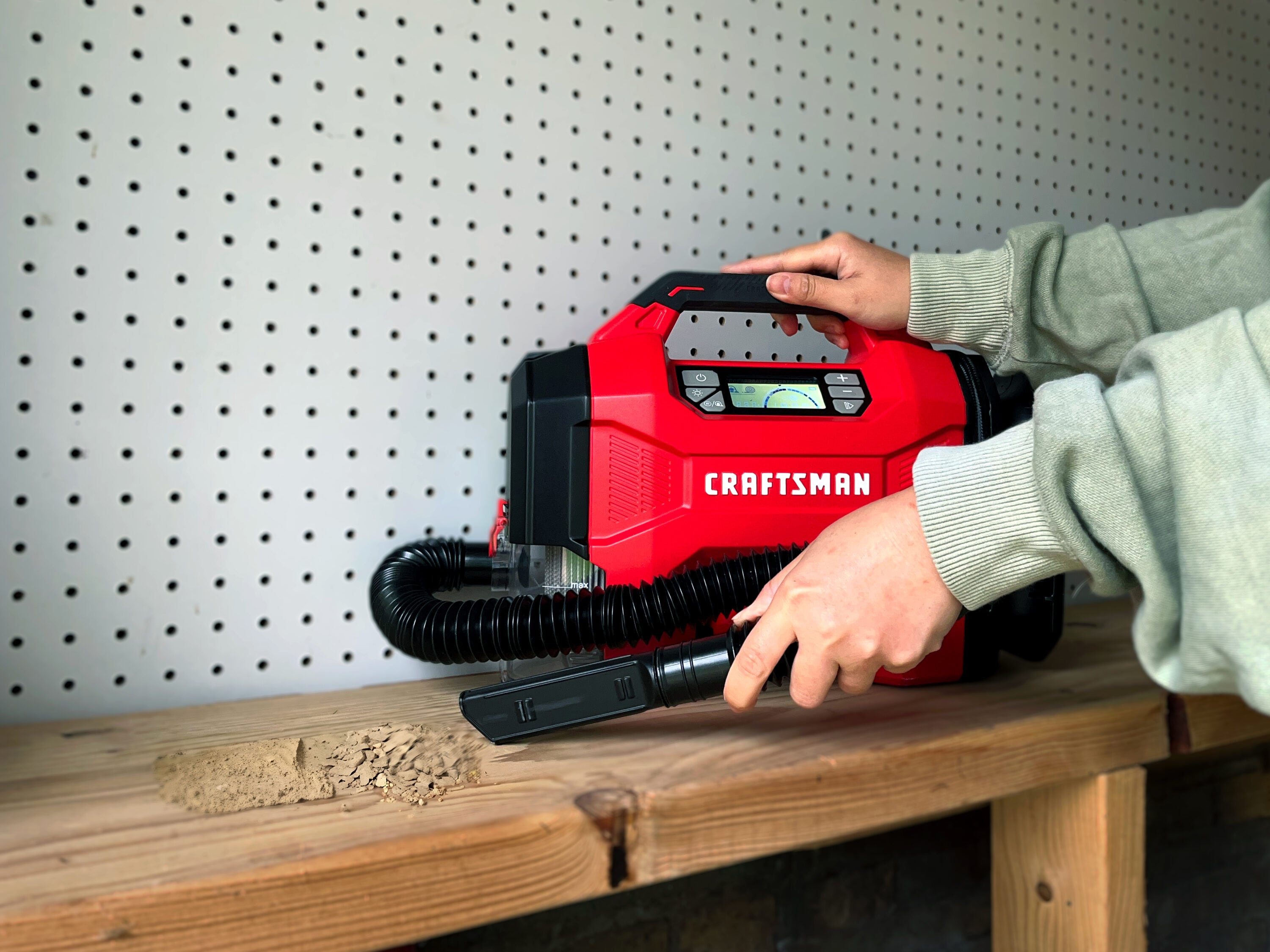 Inflador inalámbrico Craftsman de 20 voltios de ion de litio (Fuente de energía: Batería/Coche/Eléctrica)