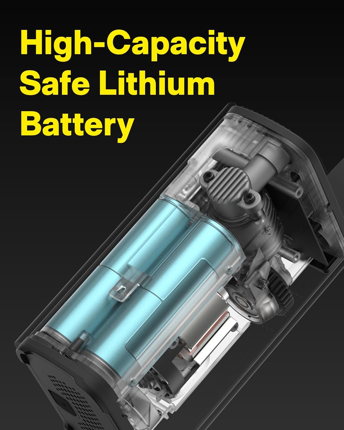 Bombín Eléctrico HOTO ADV 7.2-volt Li-ion Inflador de Aire (Fuente de Alimentación: Batería) QWCQA001
