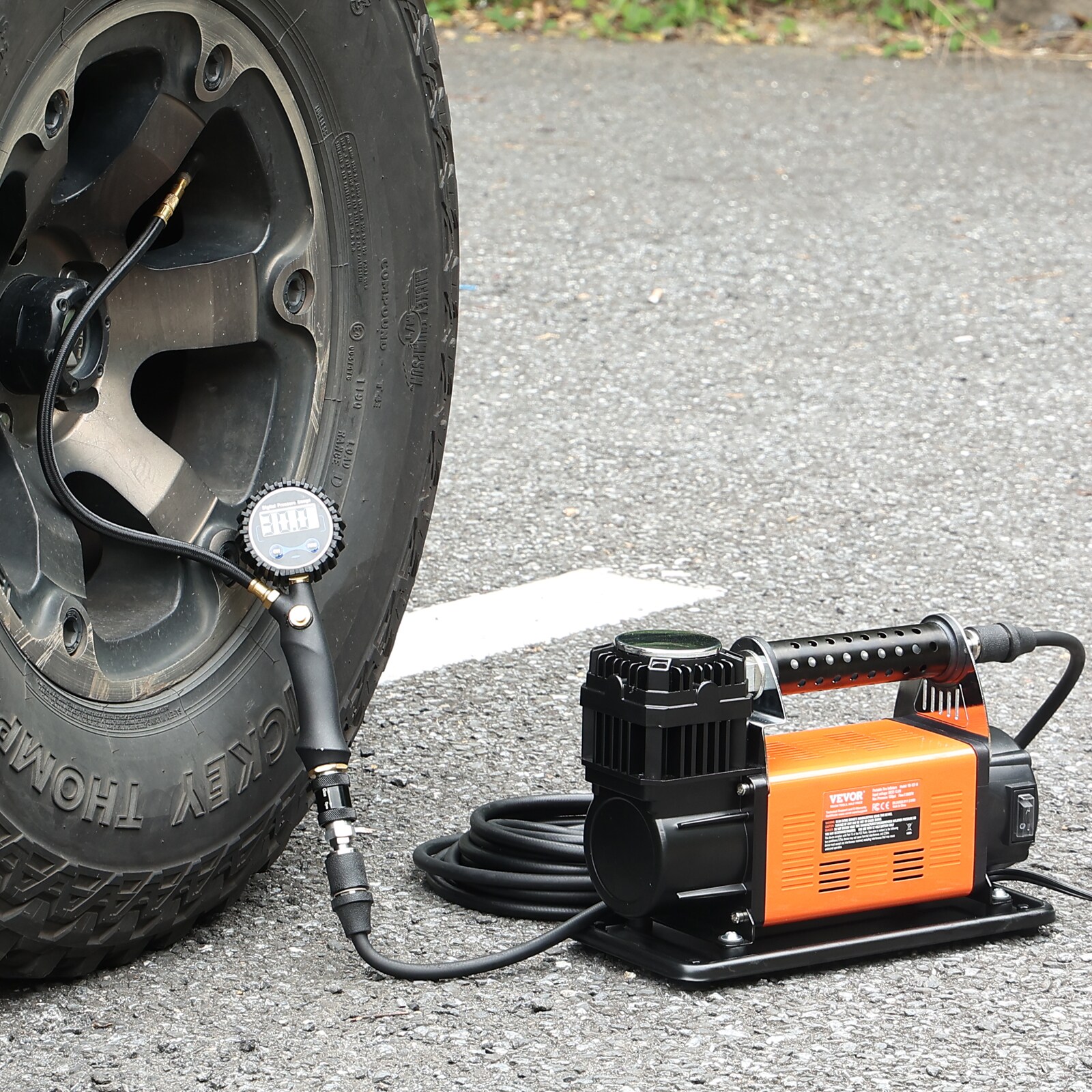 Inflador de llantas VEVOR 7.06CFM 150PSI (Fuente de energía: Eléctrica)