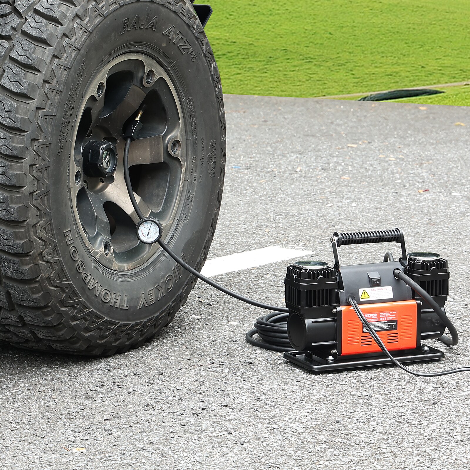 Inflador de neumáticos VEVOR 10.6CFM 150PSI (Fuente de energía: eléctrica)