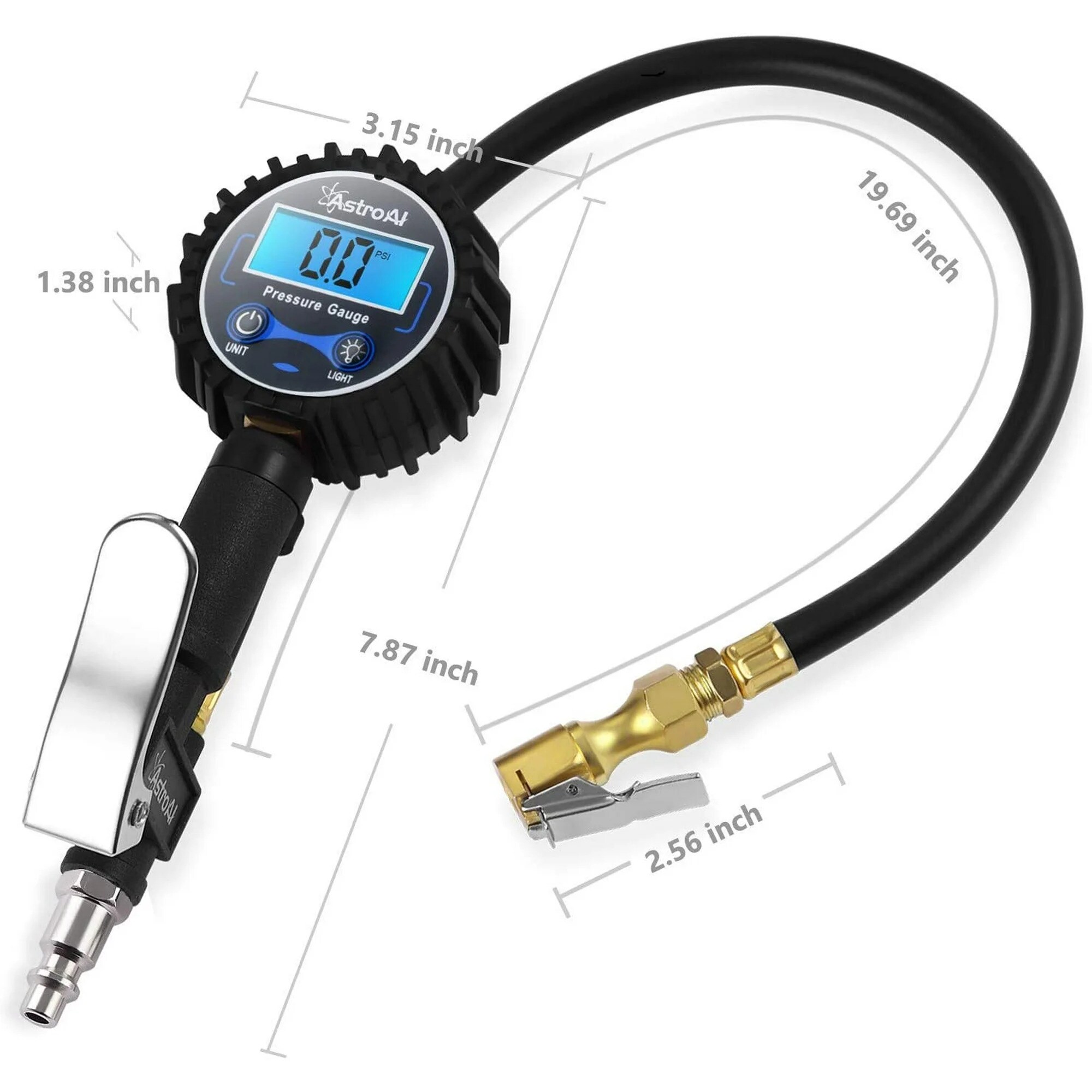 Inflador de aire de iones de litio AstroAI GL1404A (Fuente de alimentación: Batería) ASIDTIG250-1