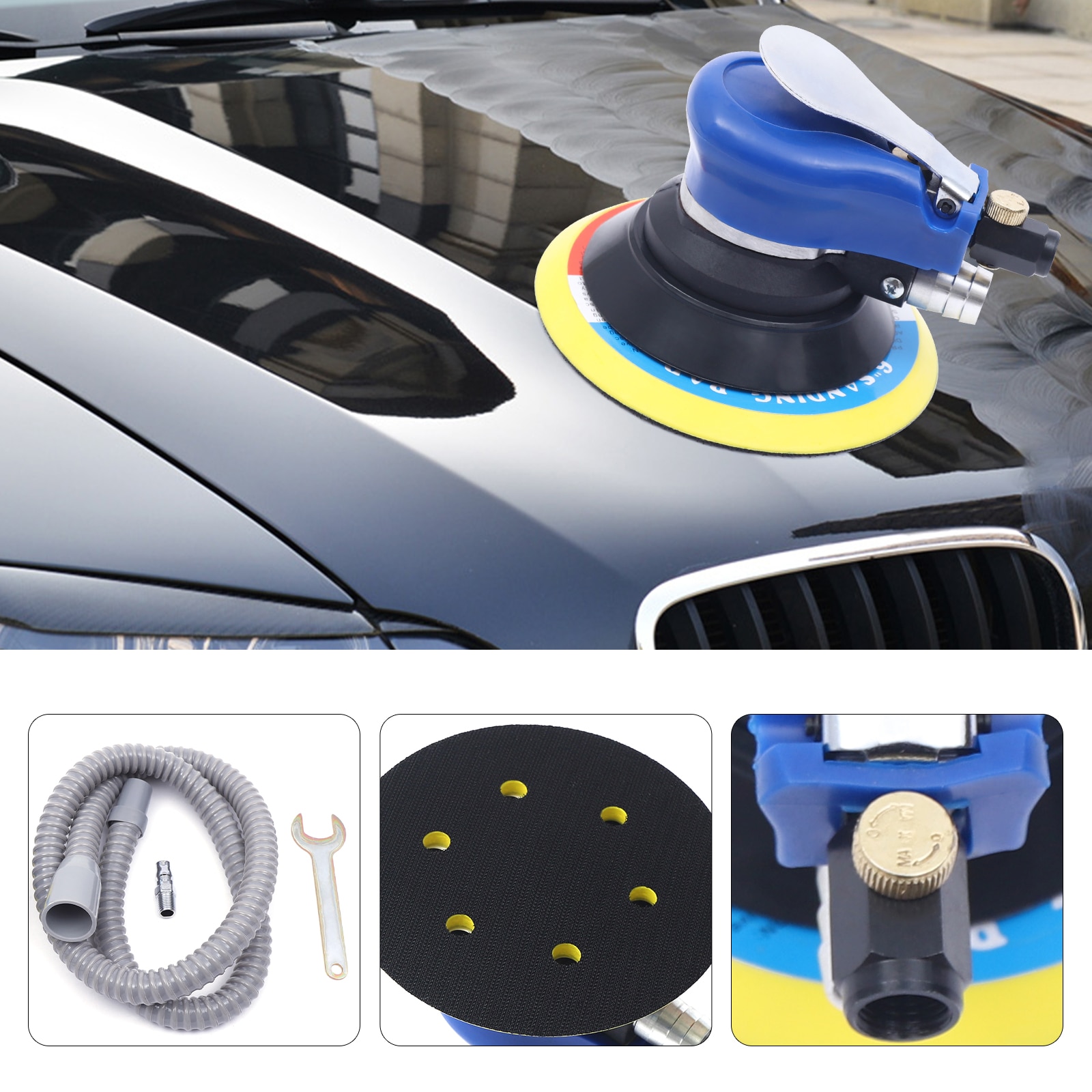 Removedor de Polvo de Alta Lijadora 10000-RPM Azul OT-ZJGJ-4801