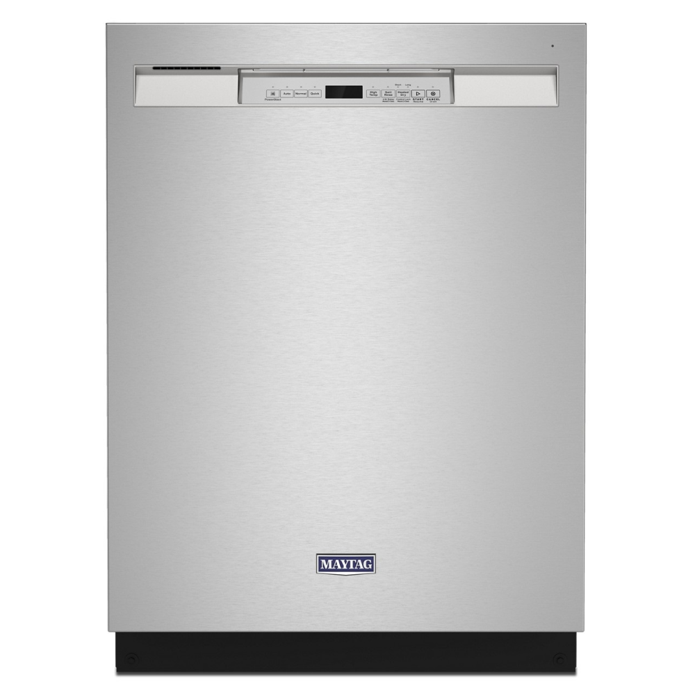 Lavavajillas Empotrable de 24 pulgadas con Doble Filtrado de Energía Maytag (Acero Inoxidable Resistente a las Huellas Dactilares), Nivel de Ruido Muy Silencioso de 50 Decibeles MDB4949SKZ.