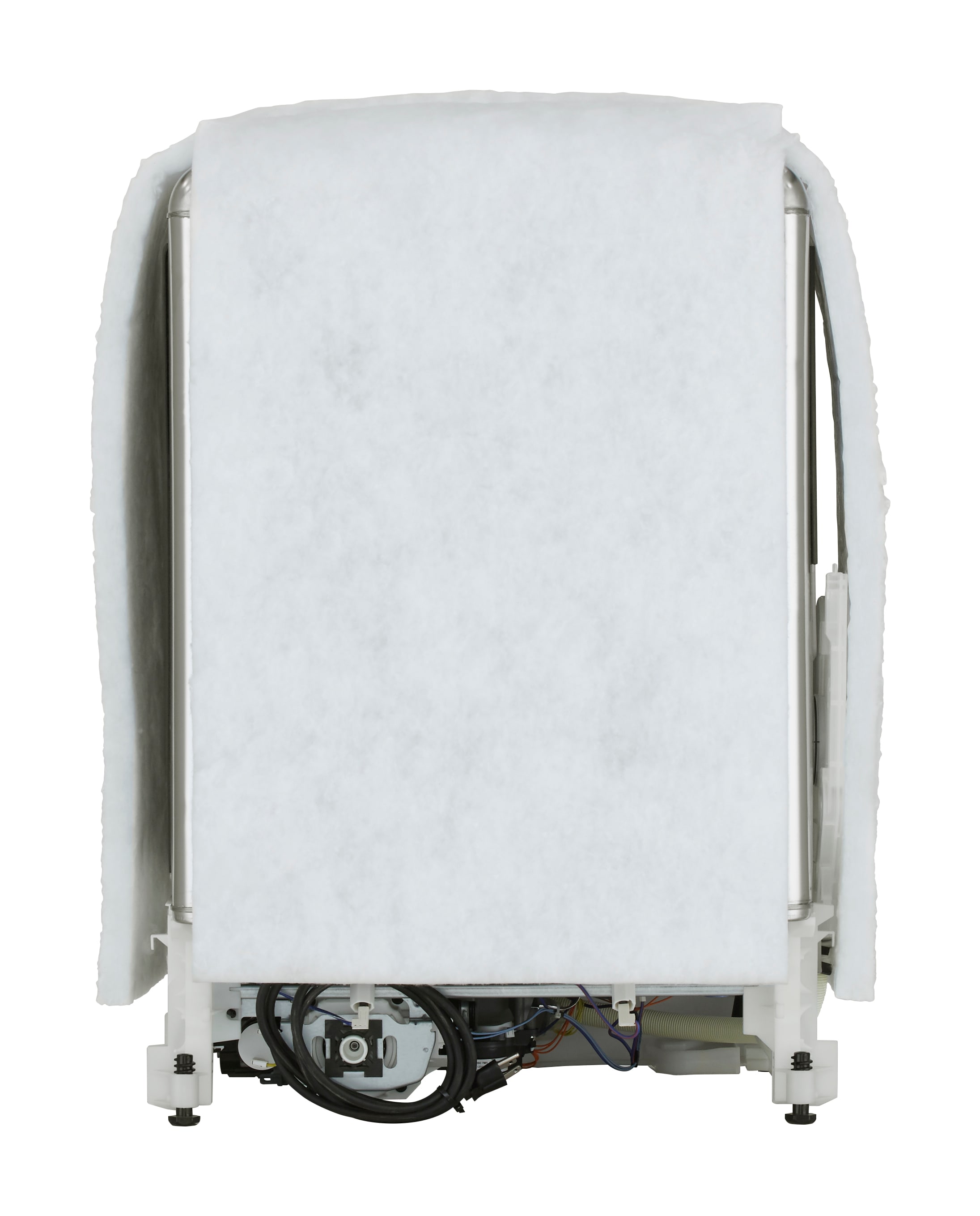 Lavavajillas Empotrado de Control Frontal de 24 pulgadas con Doble Filtración de Poder Maytag (Blanco), Nivel de Sonido Muy Silencioso de 50 Decibeles MDB4949SKW