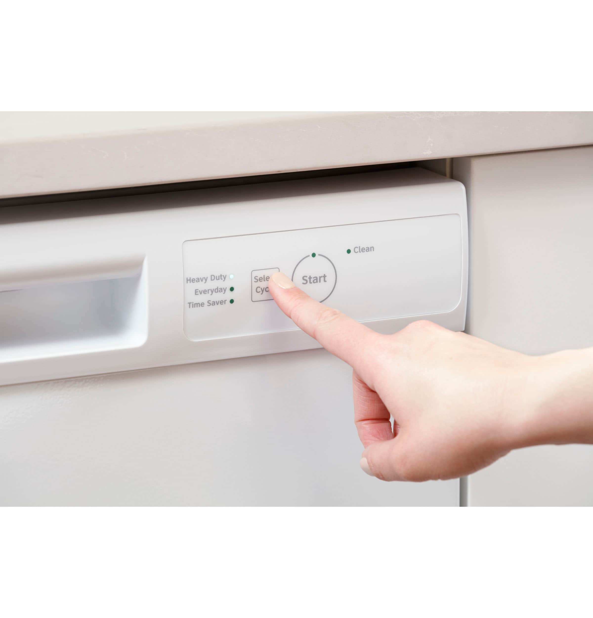Lavavajillas Empotrable de 24 pulgadas con Control Frontal (Blanco) ENERGY STAR, Nivel de Sonido Estándar de 60 decibeles - Hotpoint.