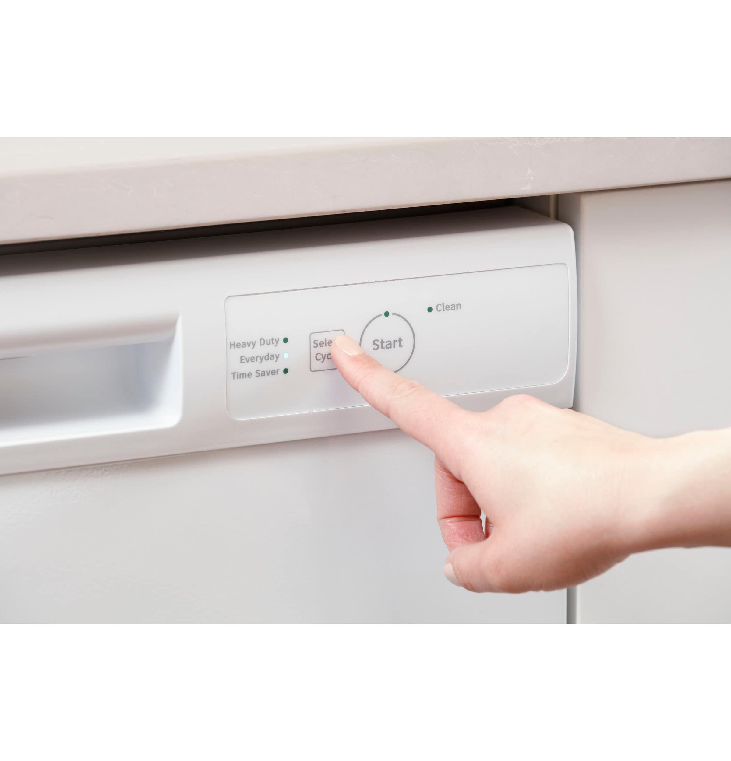 Lavavajillas Empotrable de 24 pulgadas con Control Frontal (Blanco) ENERGY STAR, Nivel de Sonido Estándar de 60 decibeles - Hotpoint.