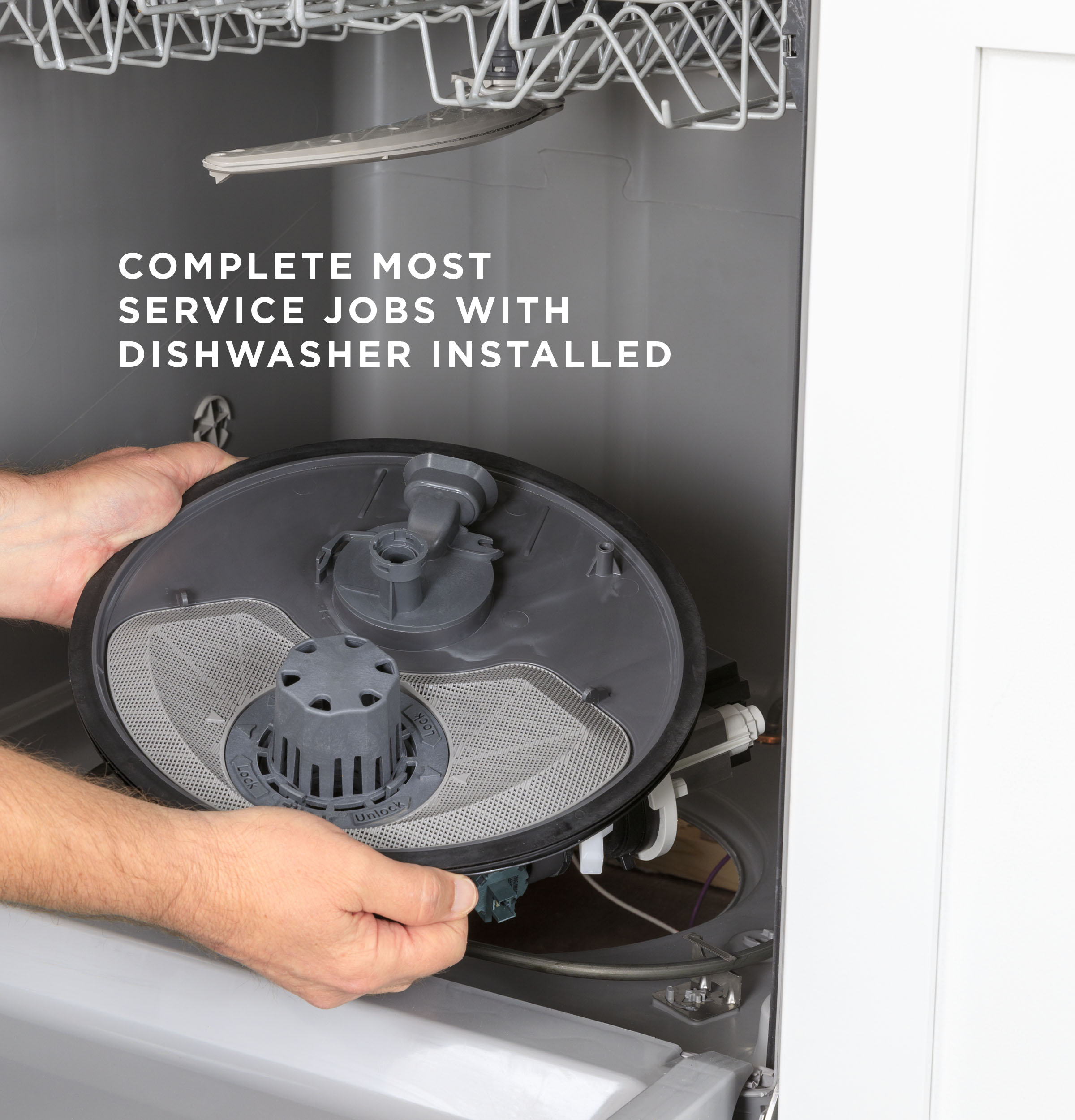 Lavavajillas Empotrable de 24 pulgadas con Control Frontal (Blanco) ENERGY STAR, Nivel de Sonido Estándar de 60 decibeles - Hotpoint.