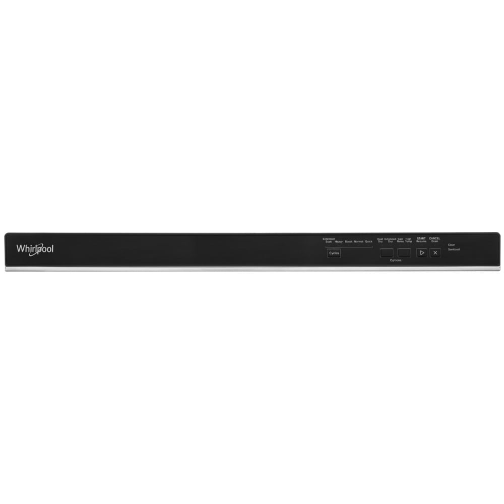 Lavavajillas empotrado Whirlpool Eco Series de 24 pulgadas con control superior (acero inoxidable resistente a huellas dactilares), nivel de sonido estándar de 55 decibeles WDP540HAMZ