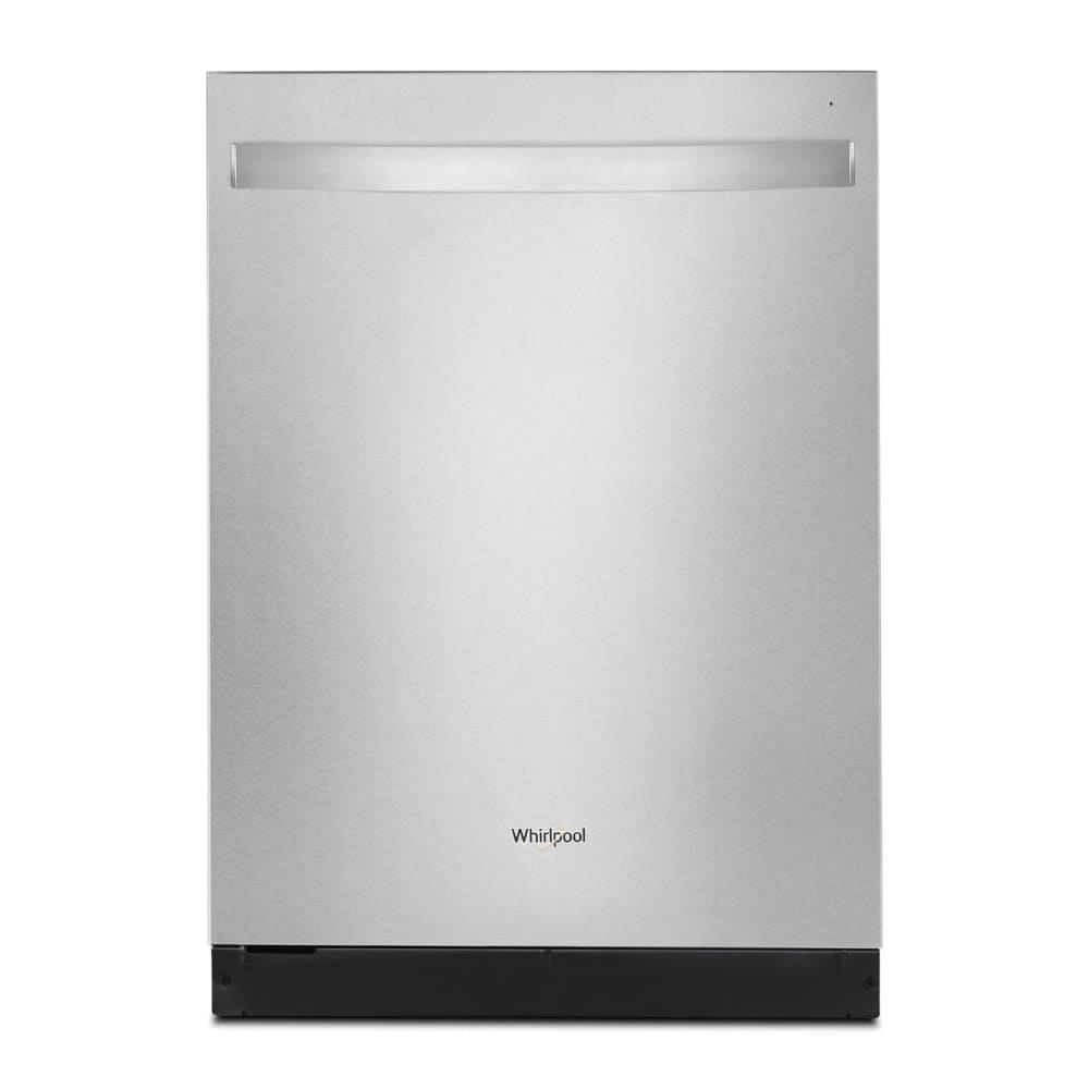 Lavavajillas Incrustado con Tercer Rack en Acero Inoxidable Resistente a Huellas, Serie Ecológica Whirlpool de 24 pulgadas con Control Superior ( Nivel de Sonido Estándar de 51 Decibeles)