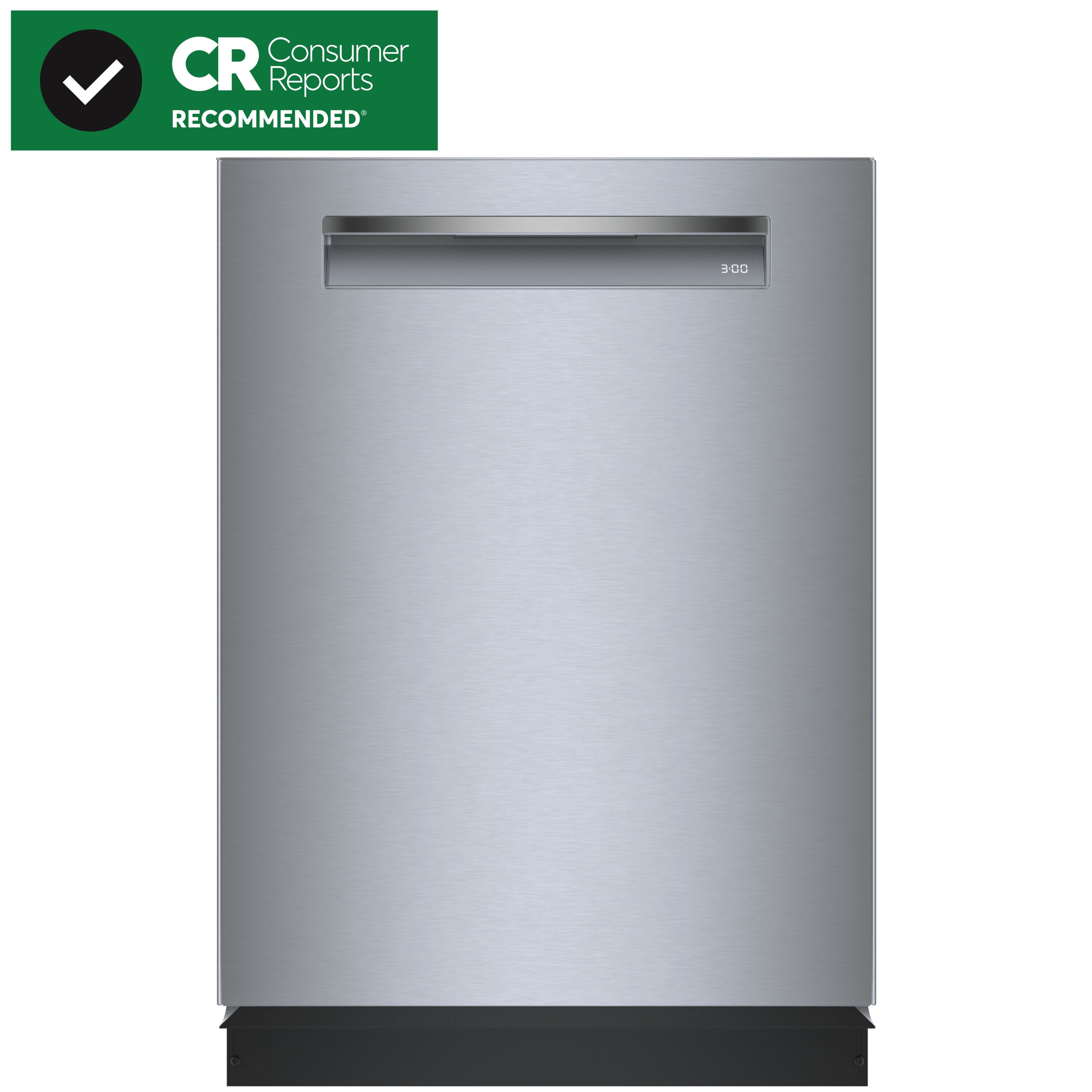 Lavavajillas Empotrado Bosch Benchmark Series de 24 pulgadas con Tercer Riel (Acero inoxidable) Certificado ENERGY STAR, Nivel de Sonido más bajo de 38 Decibeles SHP9PCM5N