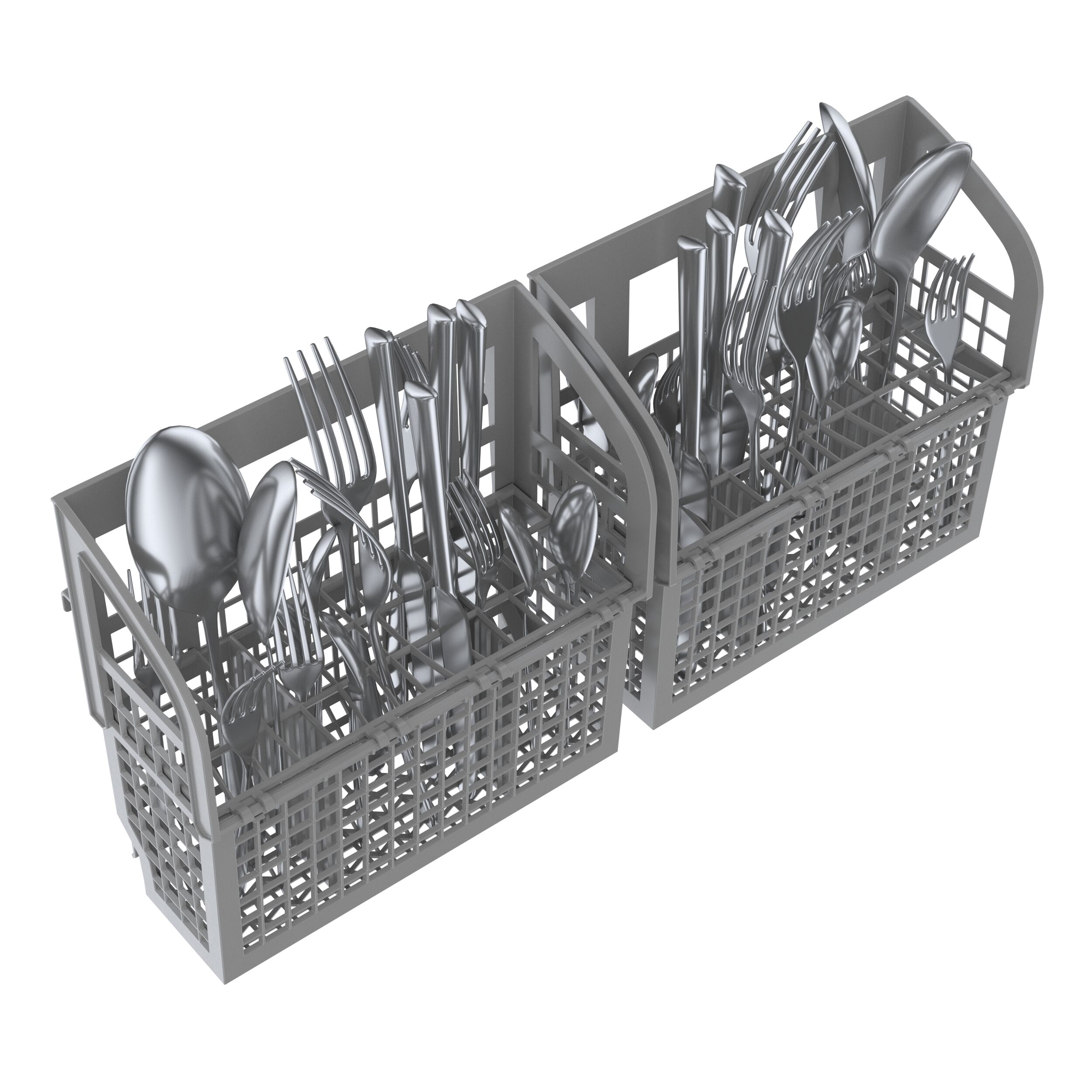Lavavajillas empotrable de control frontal de la Serie 100 de Bosch de 24 pulgadas (Acero inoxidable), Nivel de ruido muy silencioso de 50 decibeles SHE3AEM5N