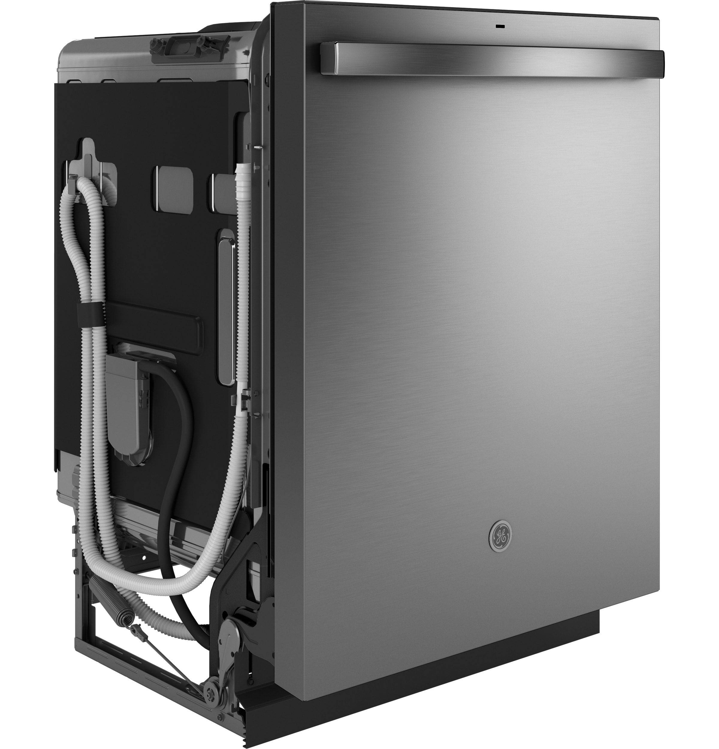 Lavavajillas empotrable de control superior de 24 pulgadas con tecnología Dry Boost y tercera bandeja (acero inoxidable) certificado ENERGY STAR, nivel de sonido muy silencioso de 47 decibeles GDT650SYVFS