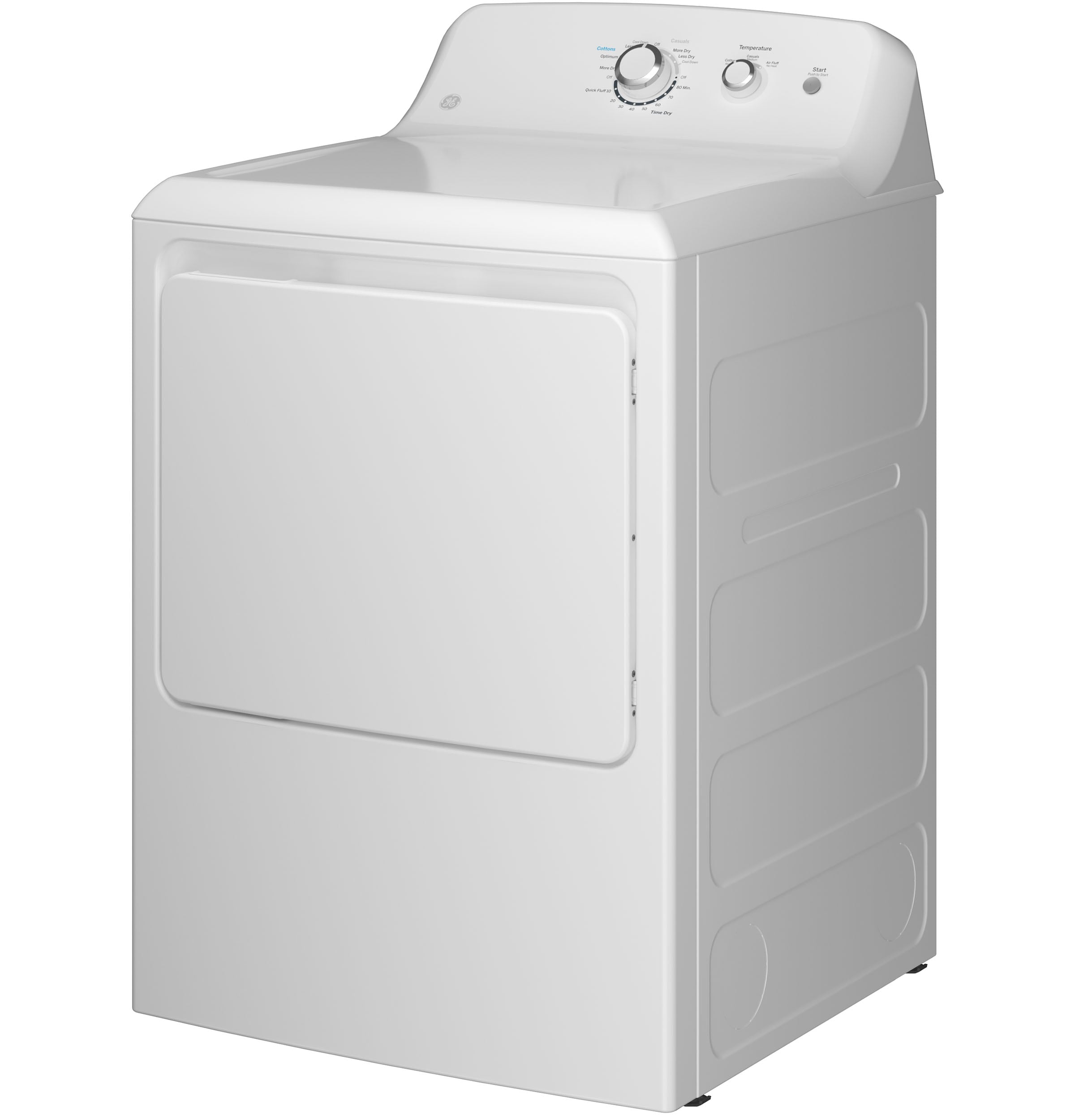 Secadora de Gas con ventilación de 6.2 pies cúbicos de capacidad (Blanca)