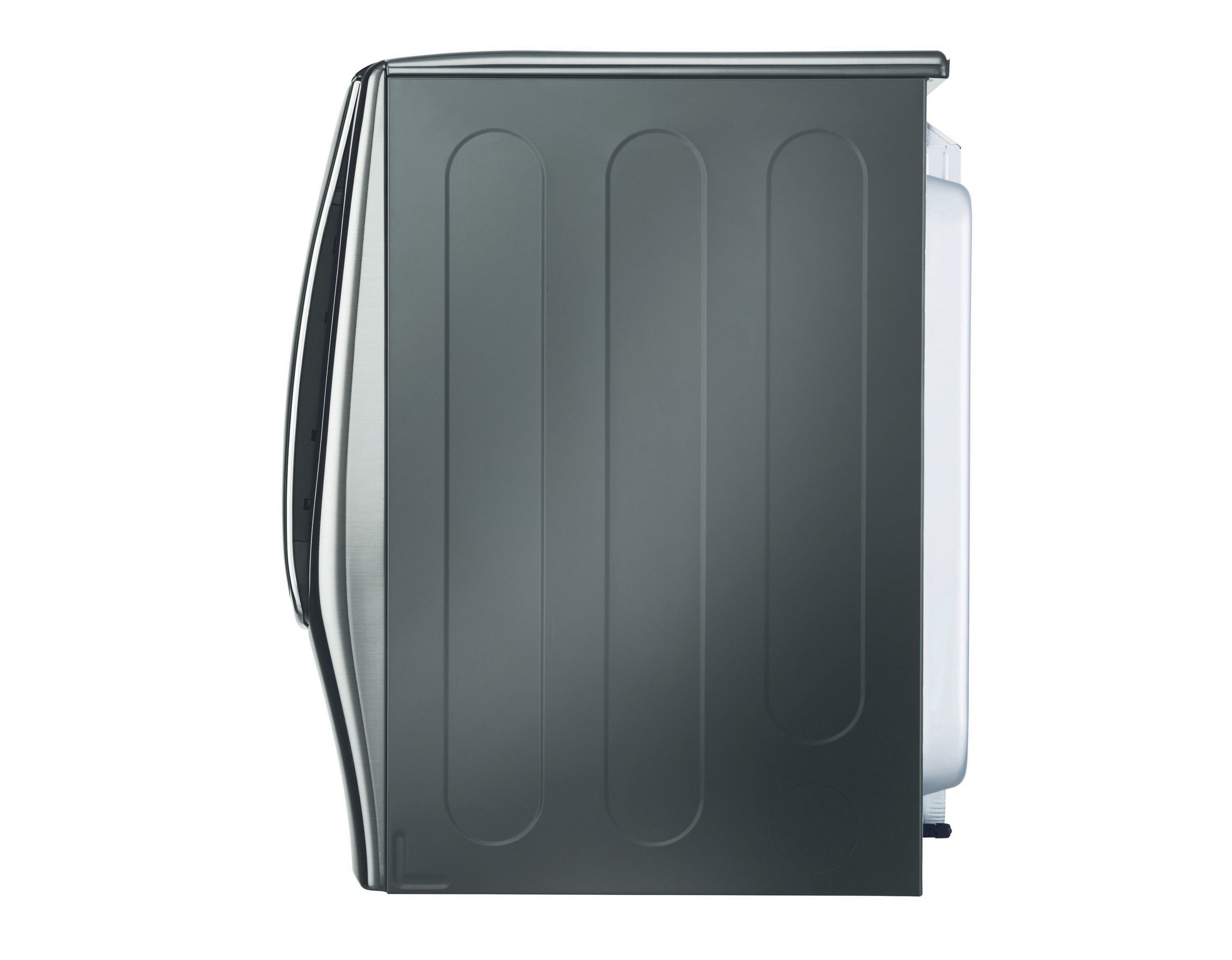 Secadora a gas LG SIGNATURE TurboSteam de 9 pies cúbicos, apilable, con ciclo de vapor y compatible con tecnología inteligente (negro acero inoxidable) DLGX9501K.