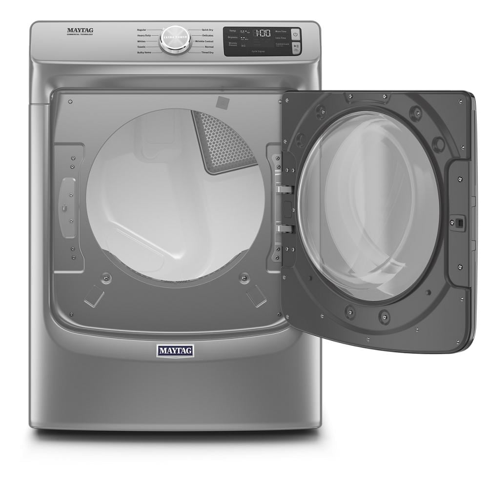 Secadora eléctrica apilable con ventilación de 7.3 pies cúbicos Maytag (Slate Metálico) certificada Energy Star MED5630HC
