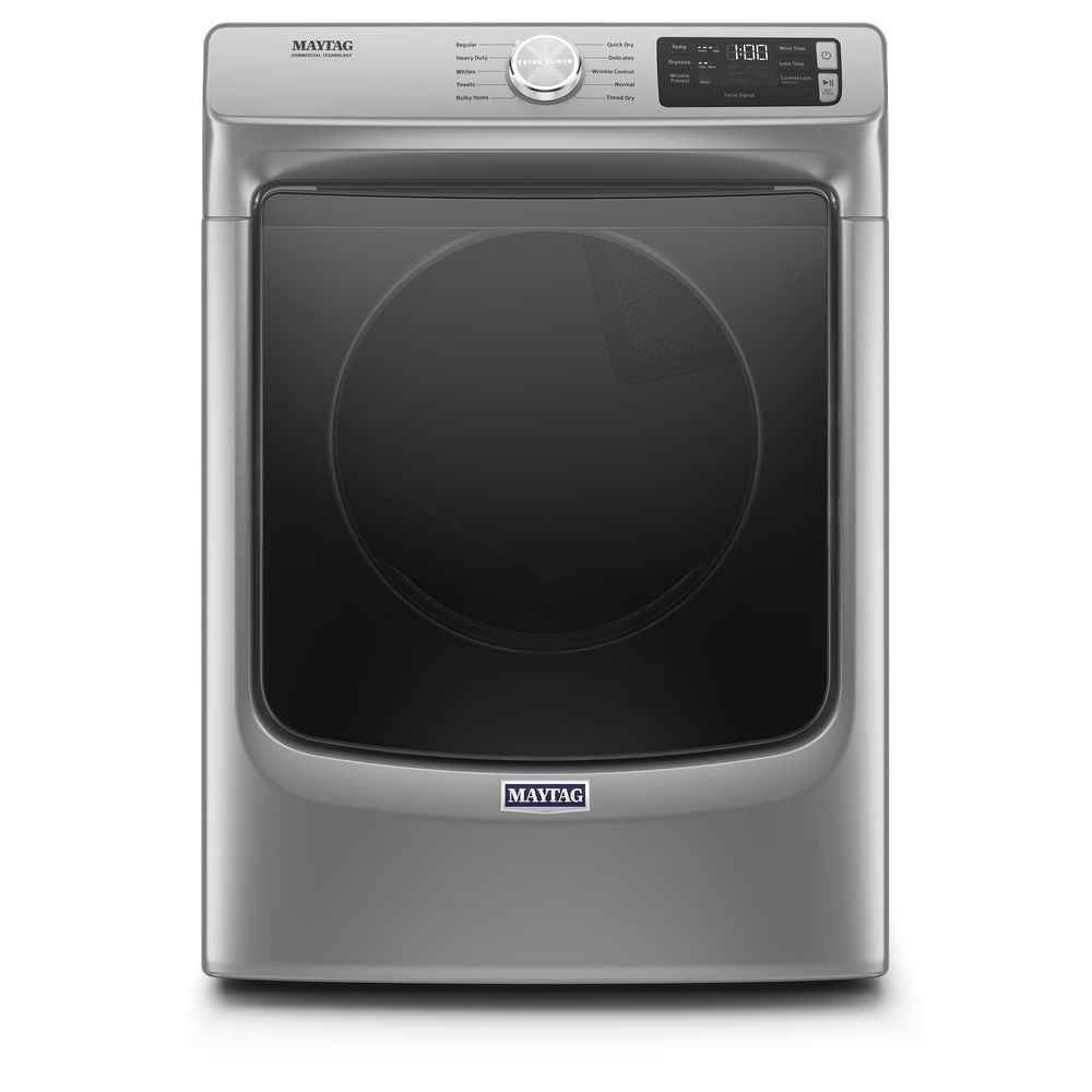 Secadora eléctrica apilable con ventilación de 7.3 pies cúbicos Maytag (Slate Metálico) certificada Energy Star MED5630HC