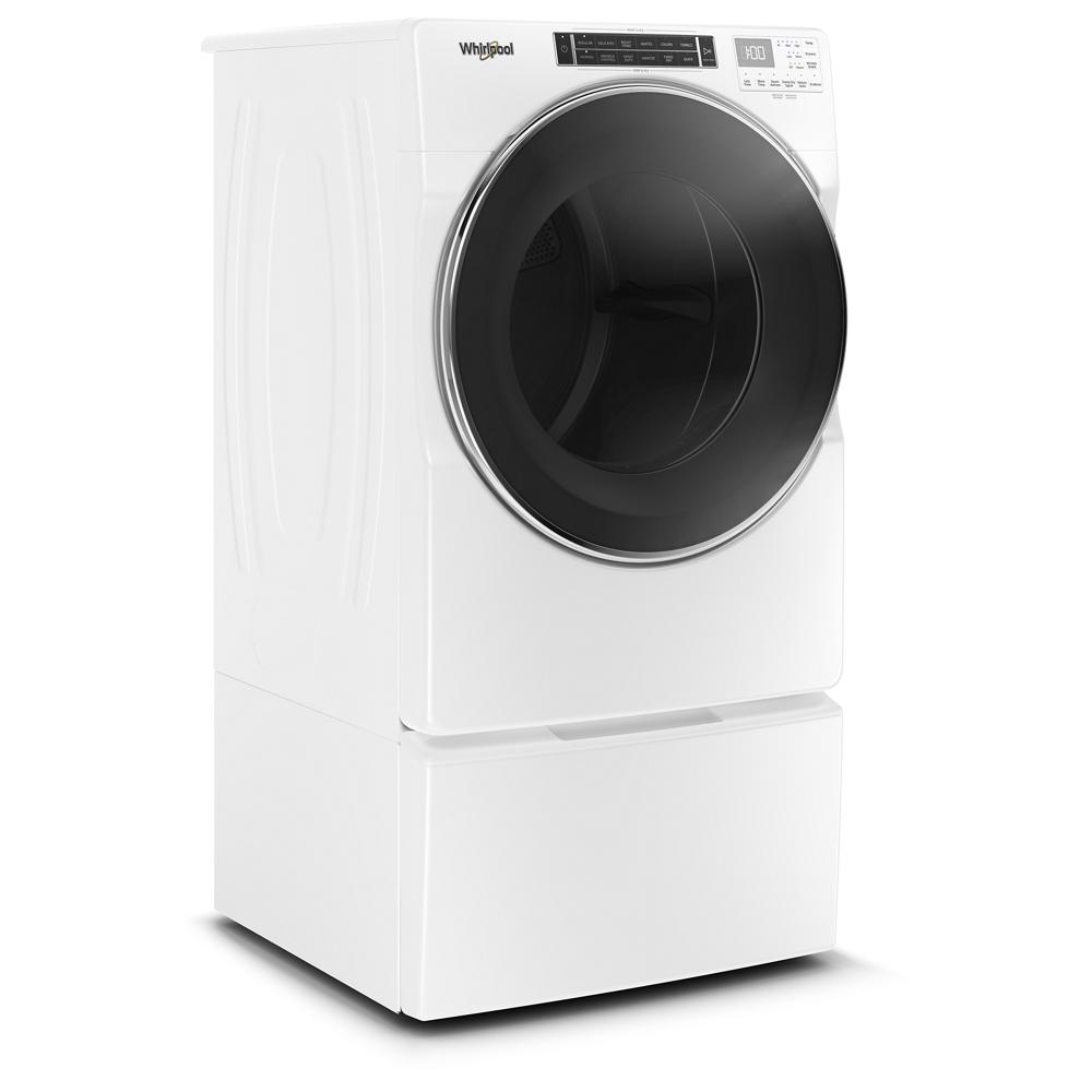 Secadora de gas apilable con ciclo de vapor de 7.4 pies cúbicos Whirlpool (Blanca) con certificación Energy Star WGD8620HW