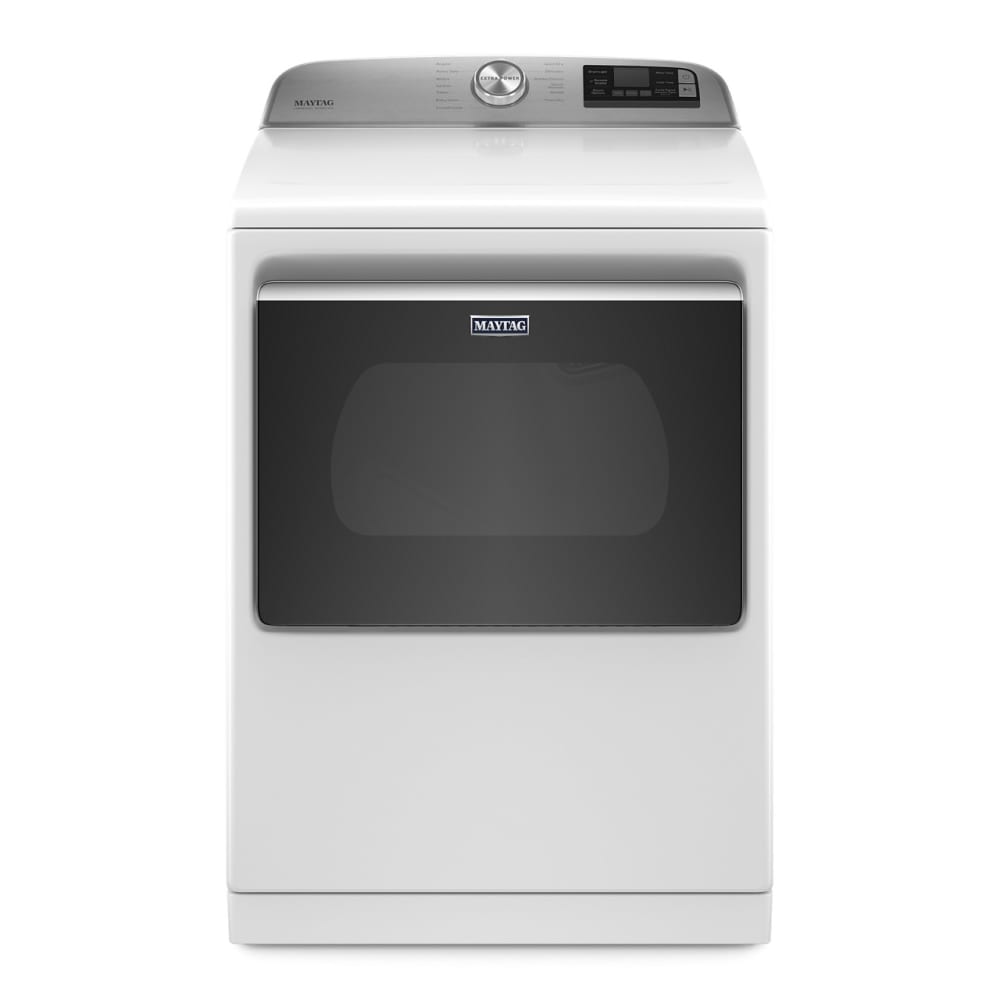 Secadora eléctrica de ciclo de vapor capacidad 7.4 pies cúbicos con tecnología inteligente (blanca) certificada Energy Star MED7230HW de Maytag