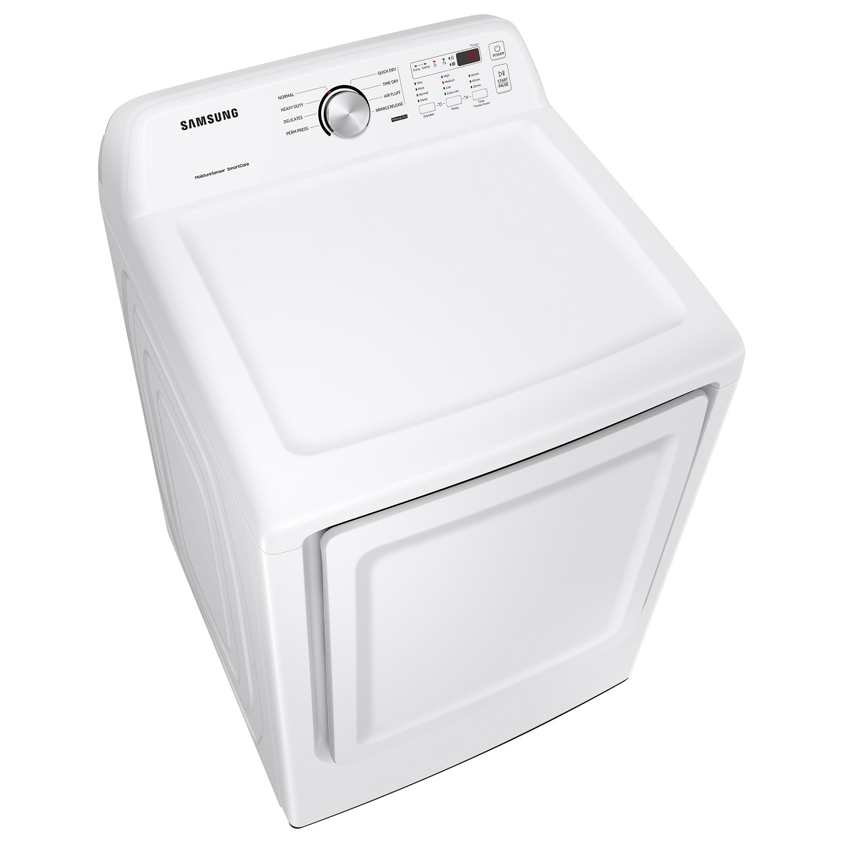 Secadora Eléctrica con ventilación de 7.2 pies cúbicos (Blanca) Samsung DVE45T3200W