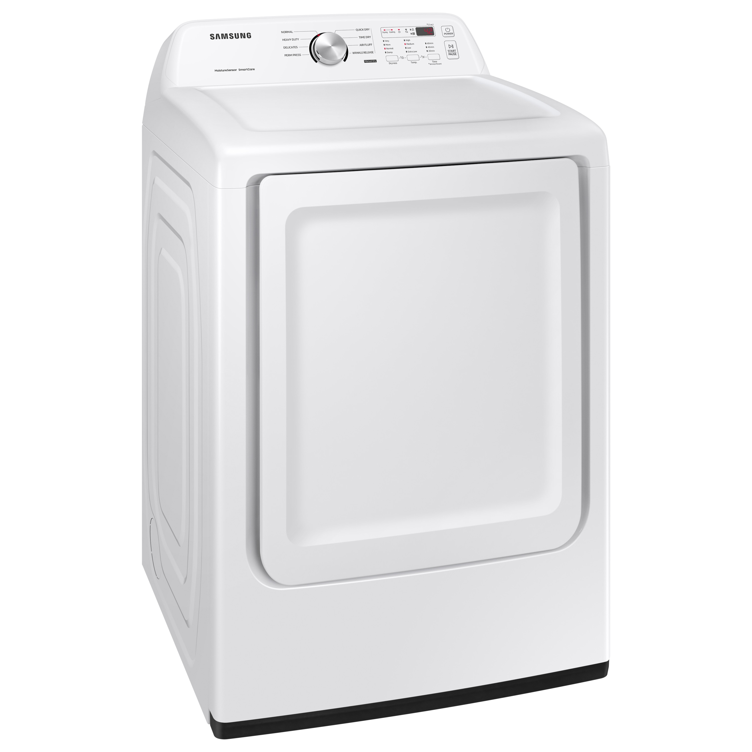 Secadora Eléctrica con ventilación de 7.2 pies cúbicos (Blanca) Samsung DVE45T3200W