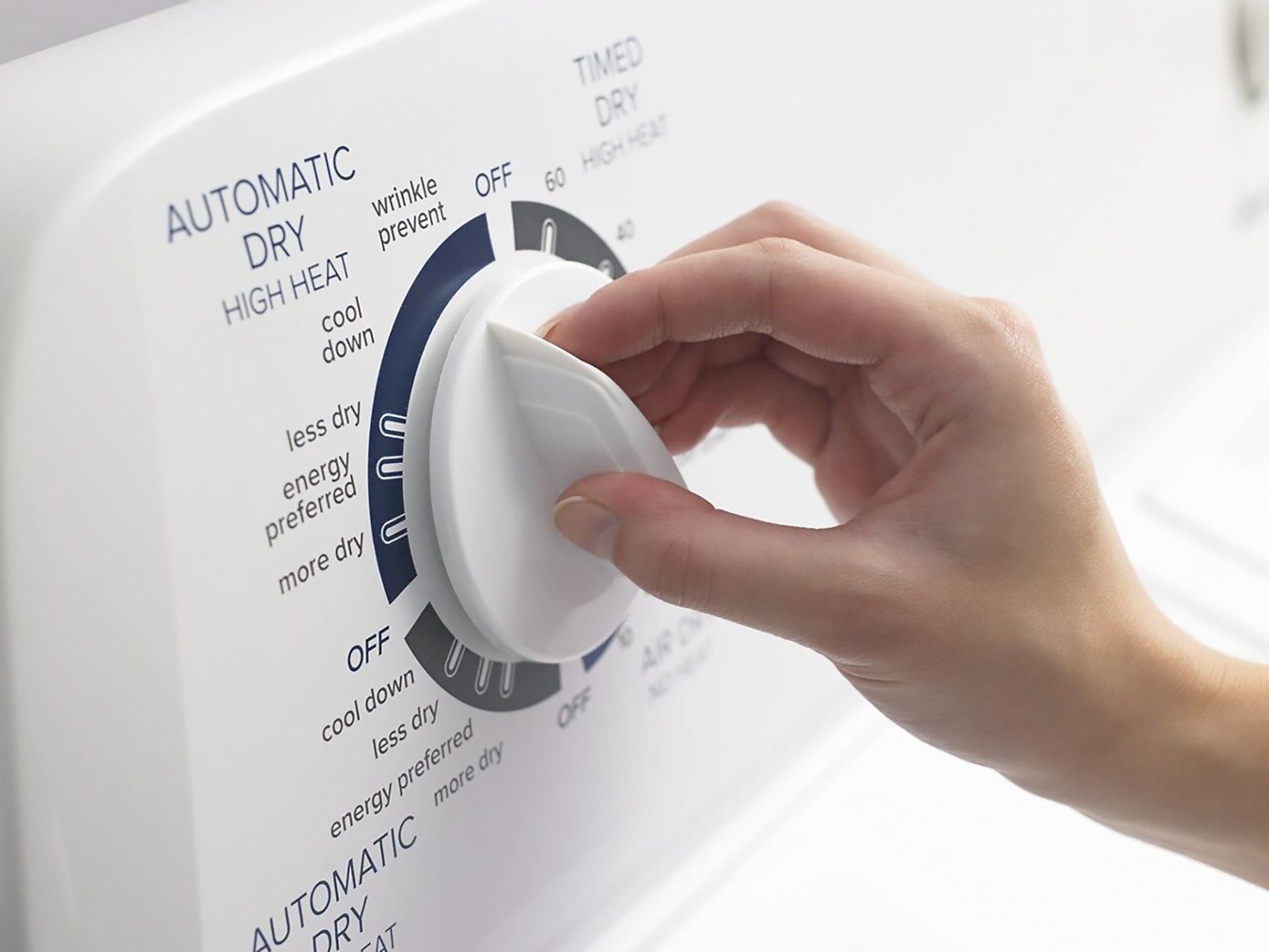 Secadora de gas de 6.5 pies cúbicos con ventilación (Blanco)