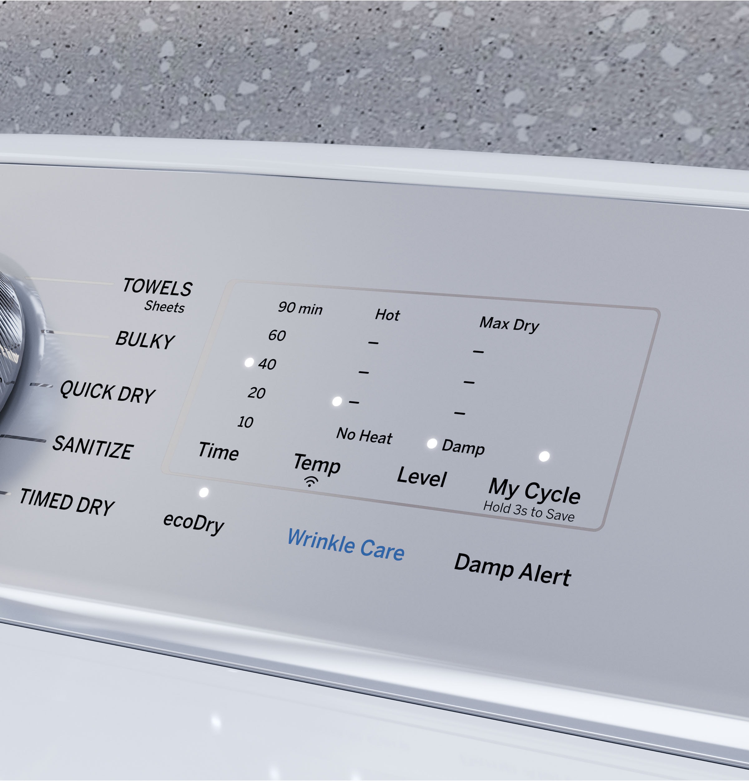 Secadora eléctrica de ventilación GE Profile de 7.4 pies cúbicos (Blanca) Energy Star Certificada PTDE60EBSRWS