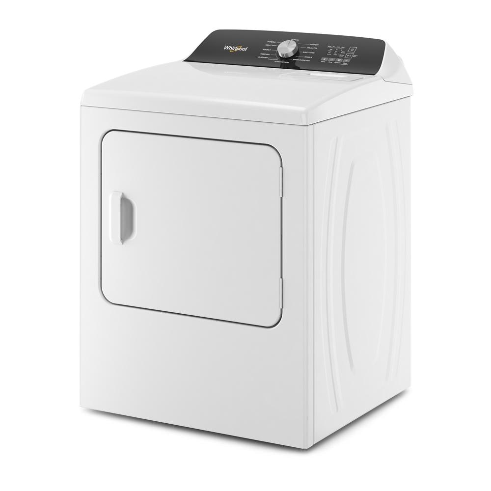 Secadora eléctrica de 7 pies cúbicos con ciclo de vapor de Whirlpool (Blanca) WED5050LW.