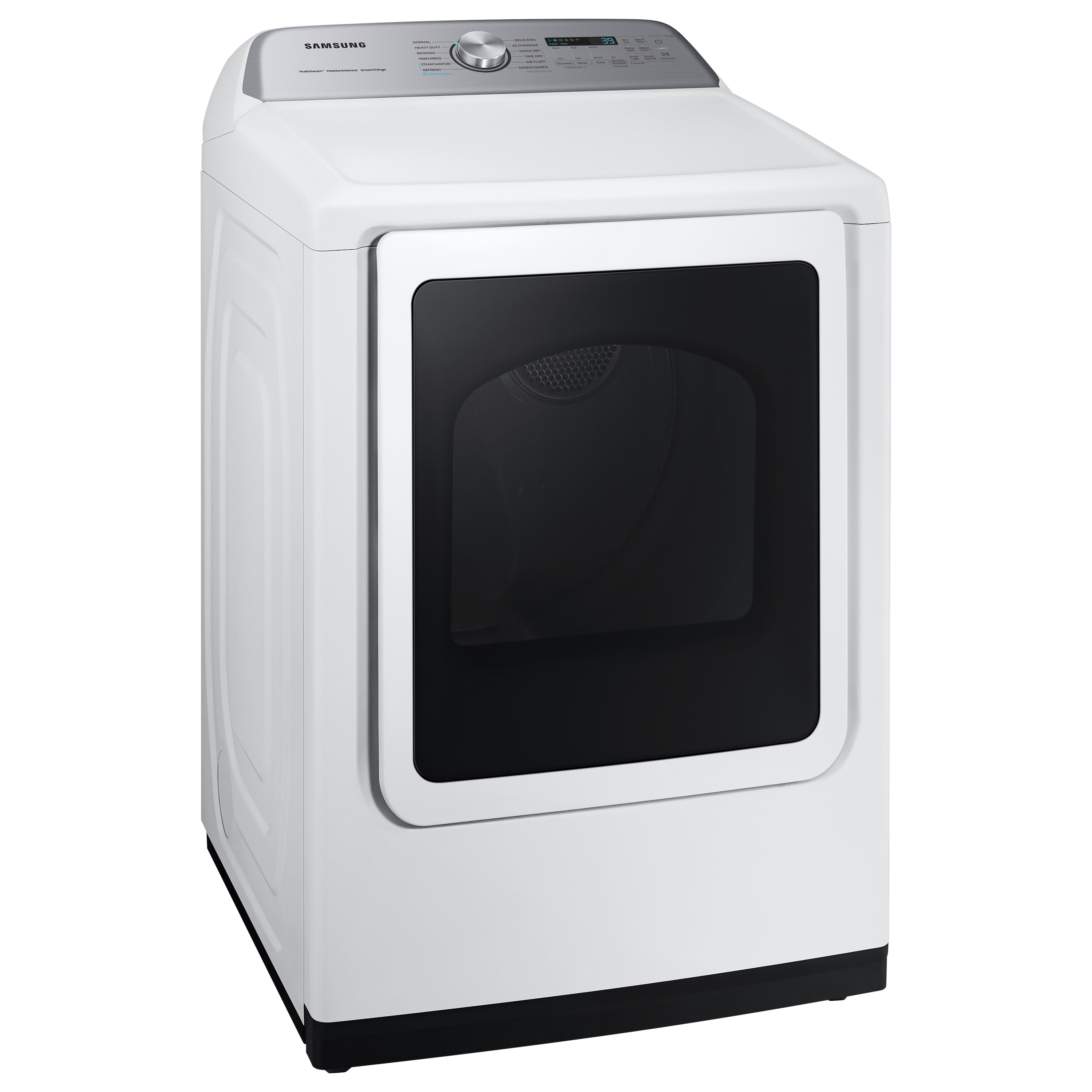 Secadora eléctrica de vapor de 7.4 pies cúbicos con ciclo de vapor (Blanco) DVE52A5500W de Samsung