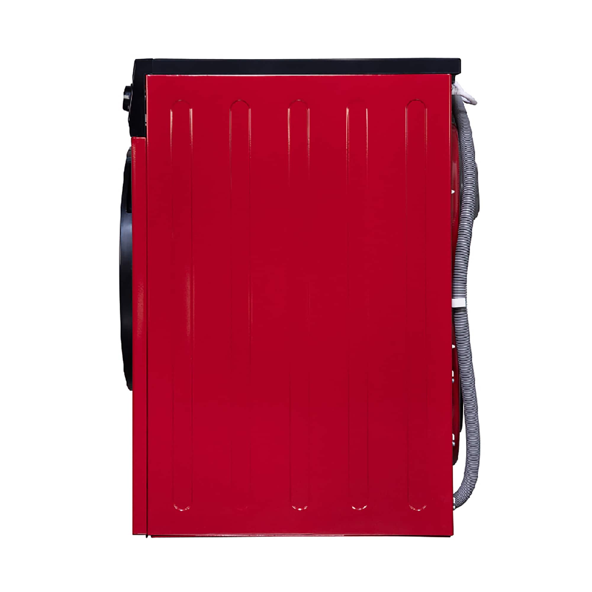 Lavadora Secadora Todo en Uno Compacta Digital de 1.9 pies cúbicos de Capacidad en Rojo y Negro con Ventilación Avanzada EZ 5500 CV ROJO