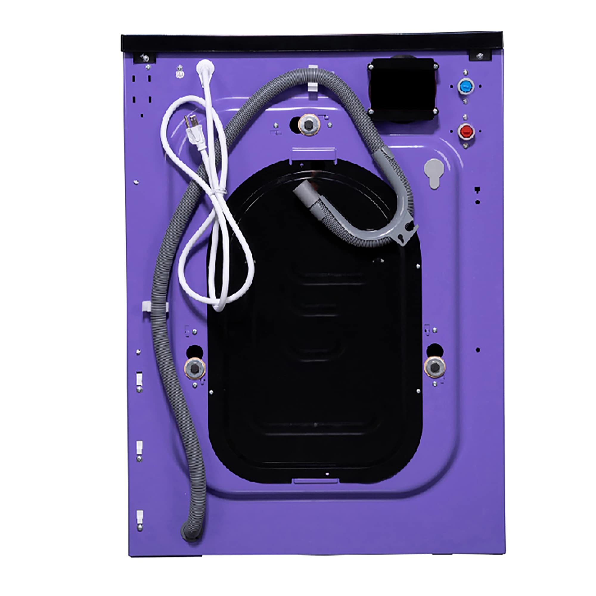 Combo Lavadora-Secadora Todo en Uno de 1.9 pies cúbicos en Azul Periwinkle/Negro con Ventilación Digital de Equator Advanced Appliances EZ 5500 CV P/B.