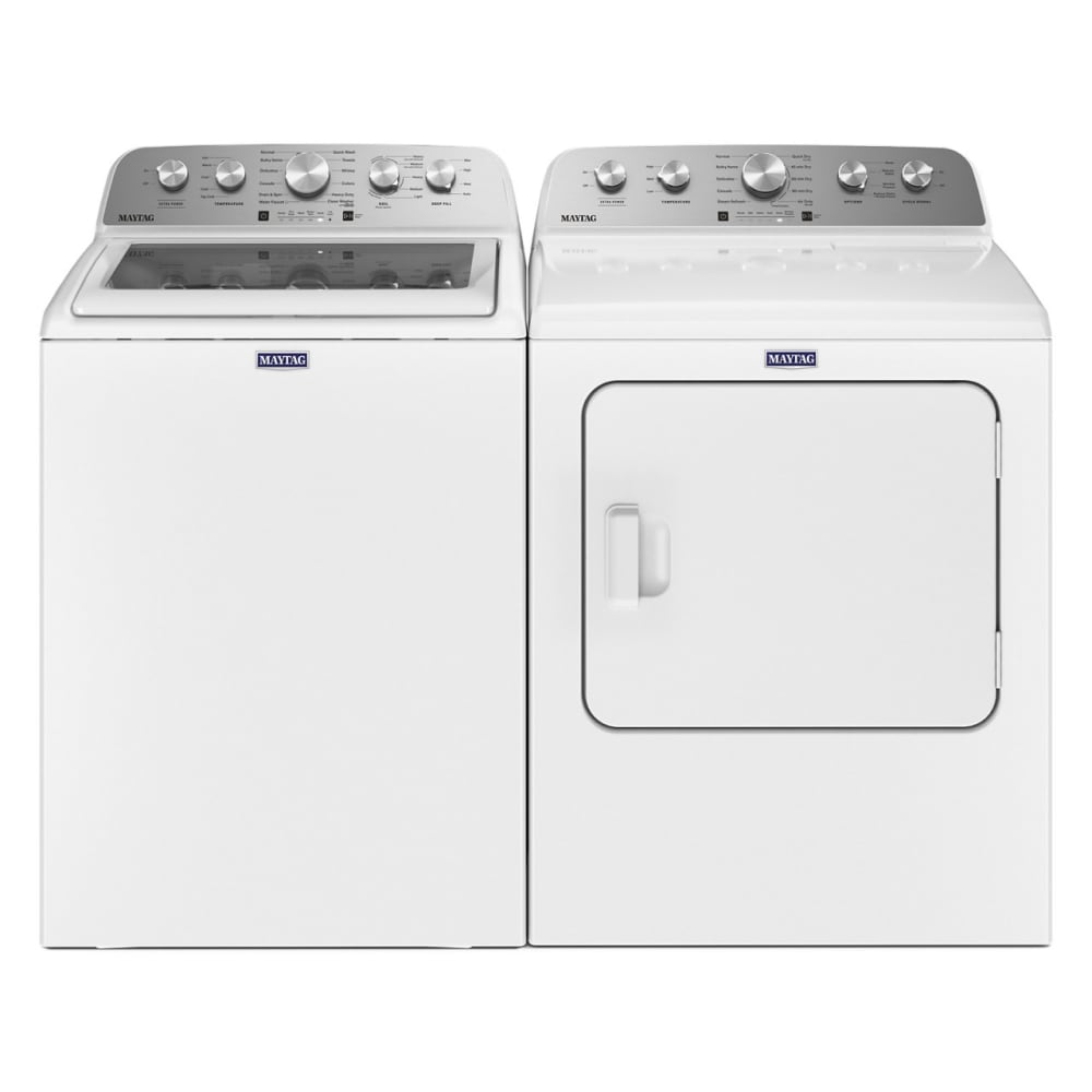 Secadora eléctrica de vapor Maytag Wrinkle Prevent de 7.0 pies cúbicos (blanco) MED4500MW