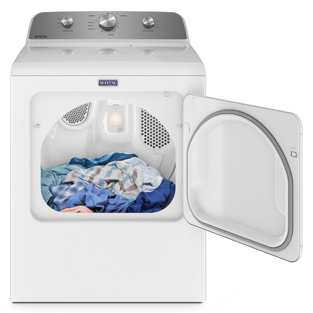 Secadora eléctrica de vapor Maytag Wrinkle Prevent de 7.0 pies cúbicos (blanco) MED4500MW