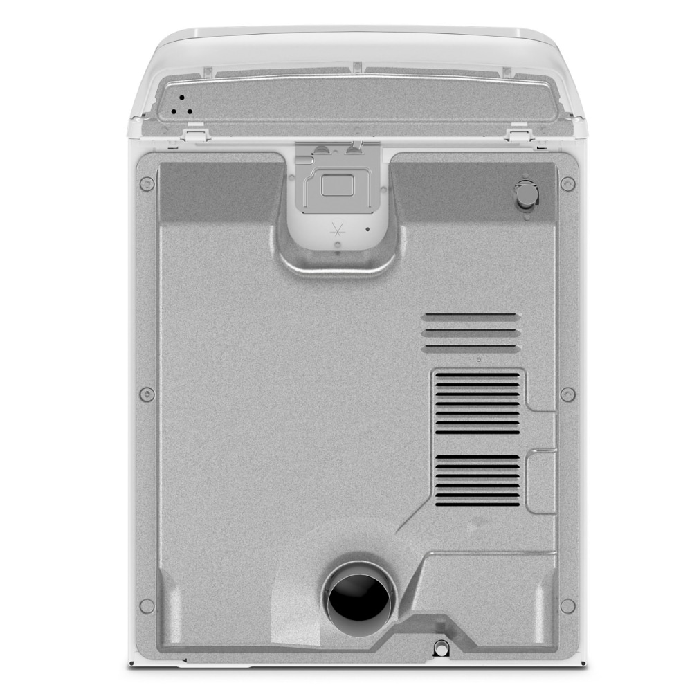 Secadora eléctrica con trampa de pelusa XL de Maytag de 7.0 pies cúbicos y ciclo de vapor (blanca) MED6500MW.