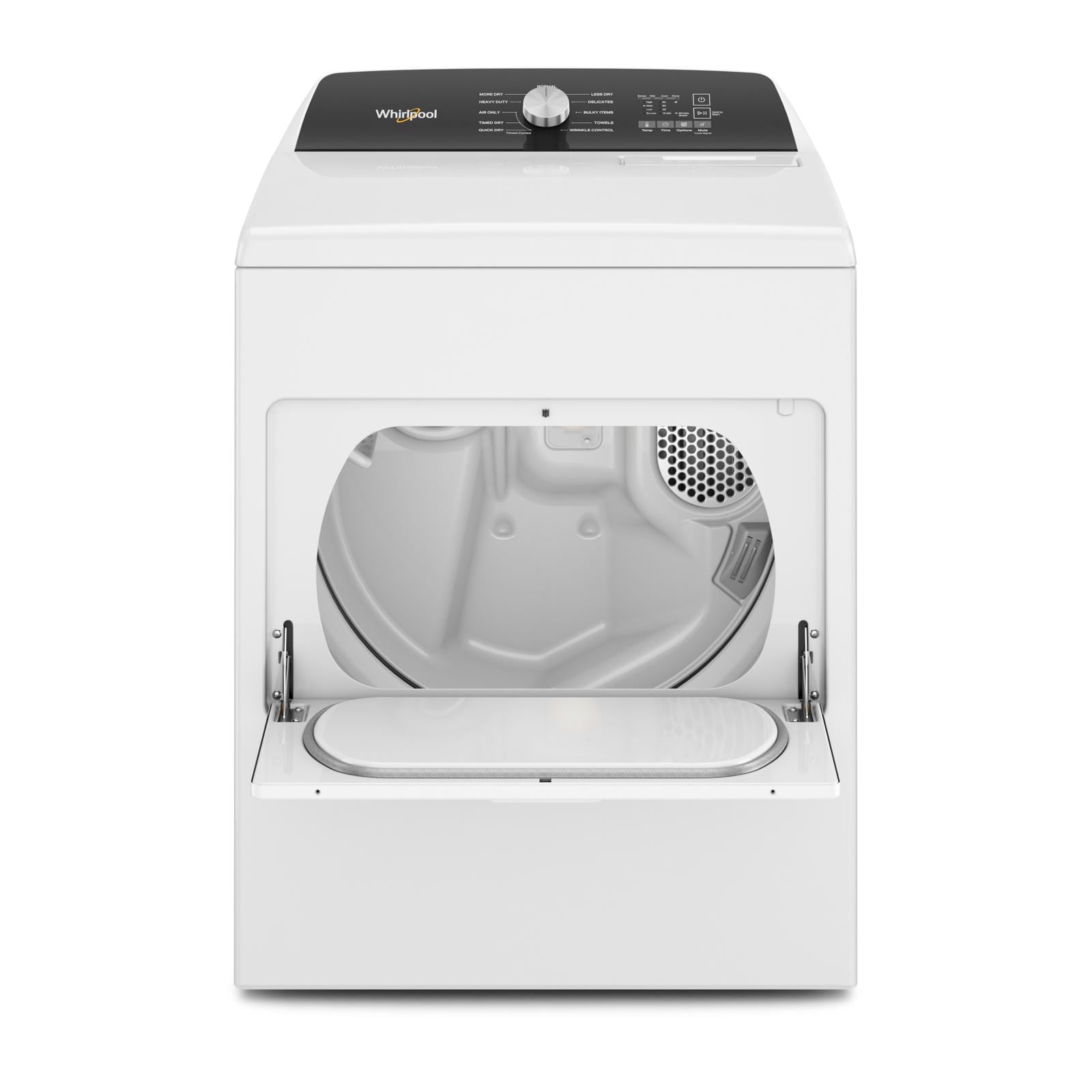 Secadora eléctrica ventilada Whirlpool de 7.0 pies cúbicos (Blanca) WED500RLW