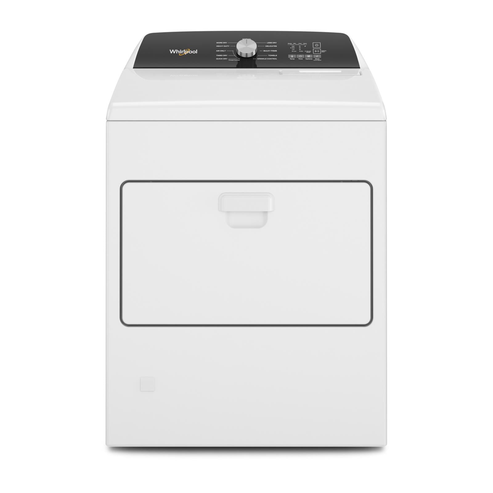 Secadora de gas ventilada Whirlpool de 7.0 pies cúbicos (blanca) WGD500RLW