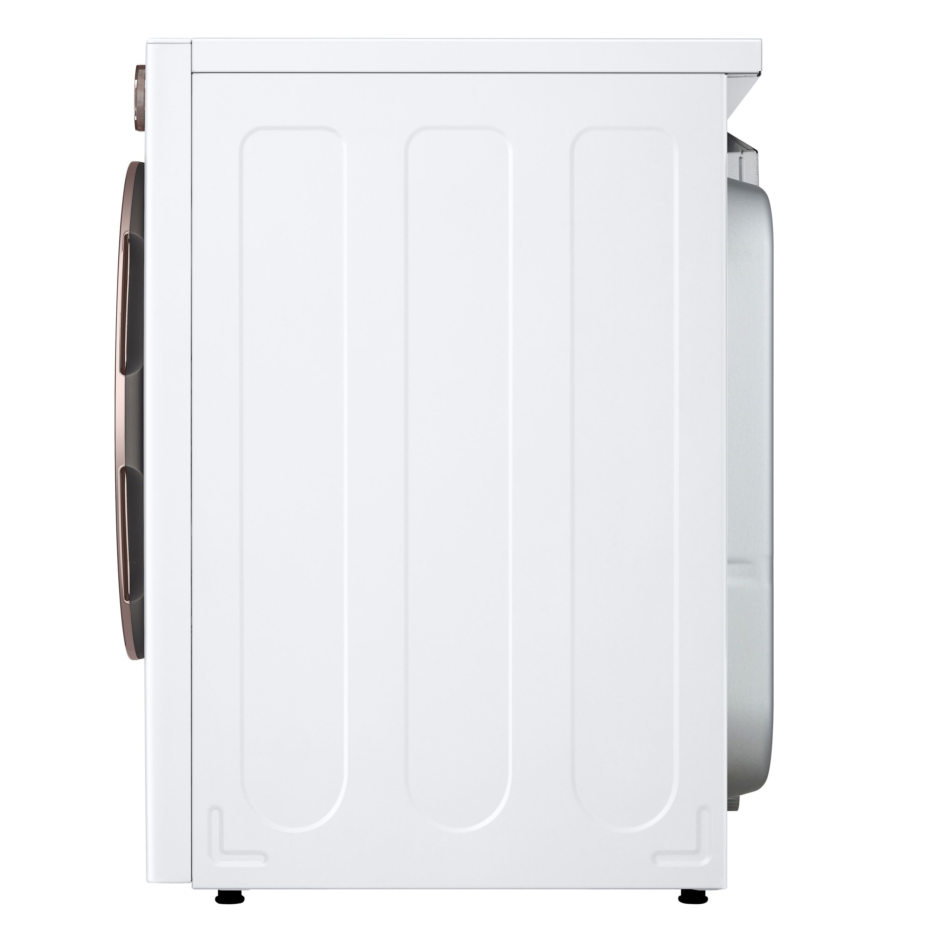 Secadora de gas apilable LG de 7.4 pies cúbicos con ciclo de vapor y compatible con tecnología inteligente (Blanco) - DLGX6501W