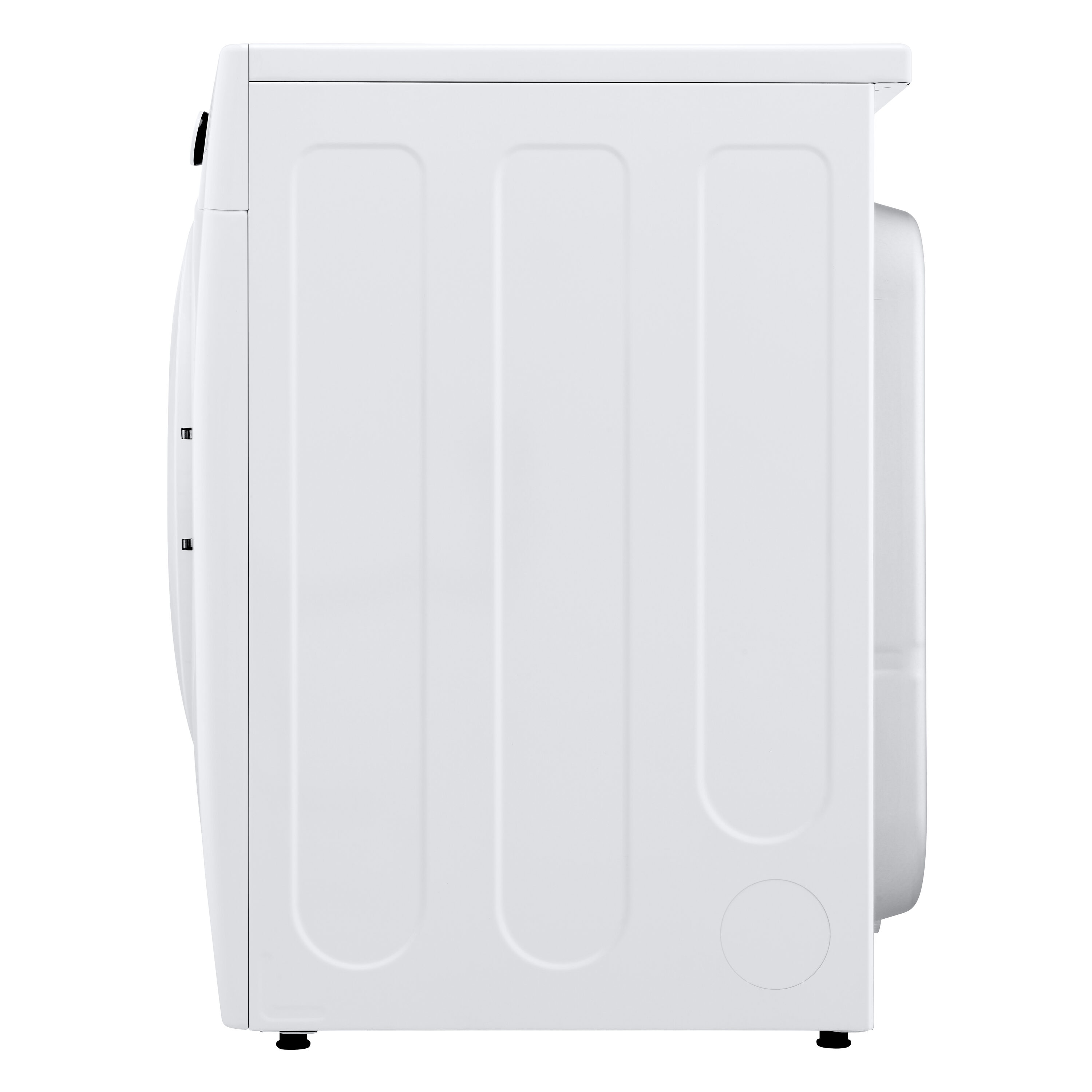 Secadora eléctrica apilable ventilada de 7.4 pies cúbicos (Blanca) certificada Energy Star DLE3470W de LG.