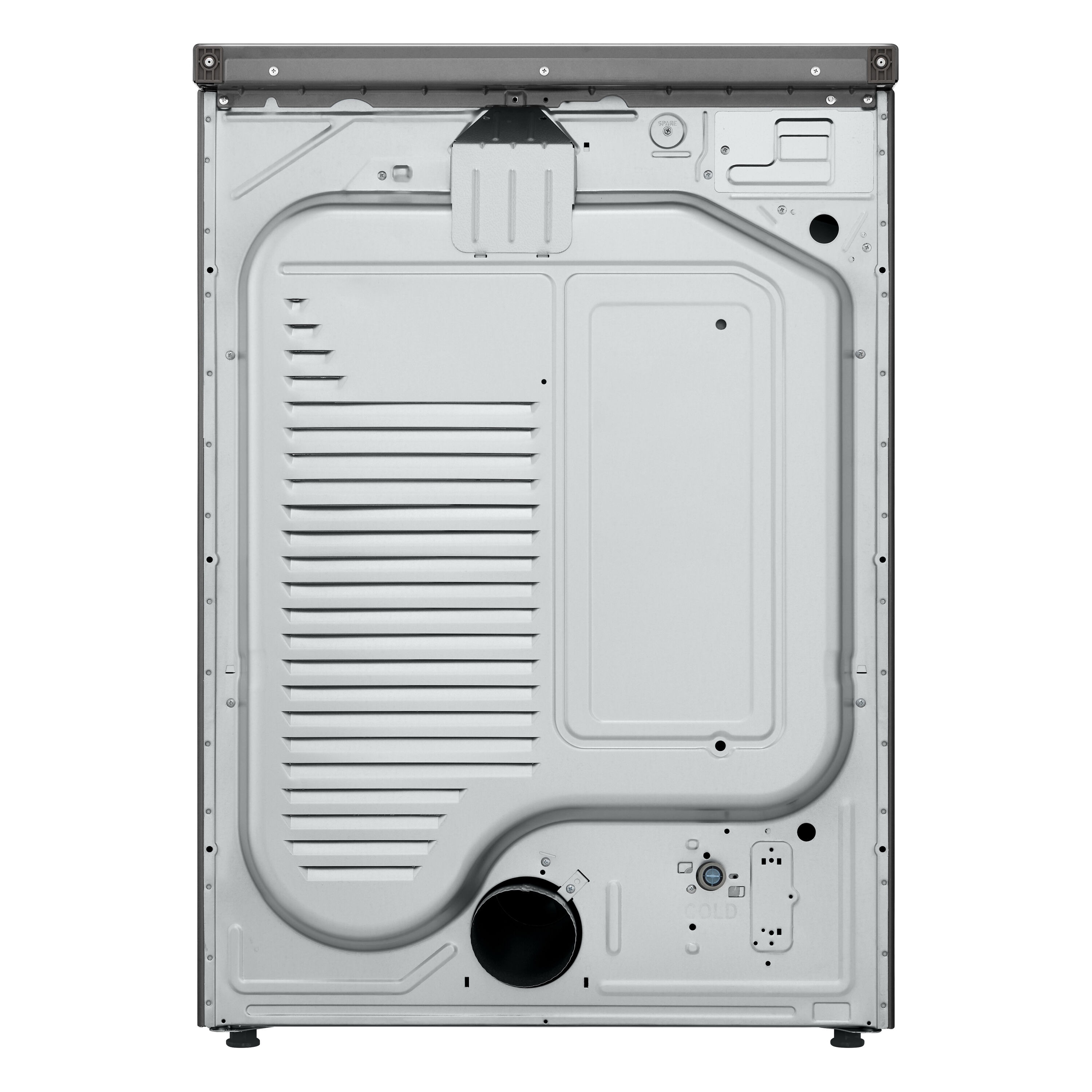 Secadora de gas compatible con inteligencia artificial de LG TurboSteam de 7.4 pies cúbicos, ciclo de vapor apilable con ventilación (Acero grafito) con certificación Energy Star DLGX5501V
